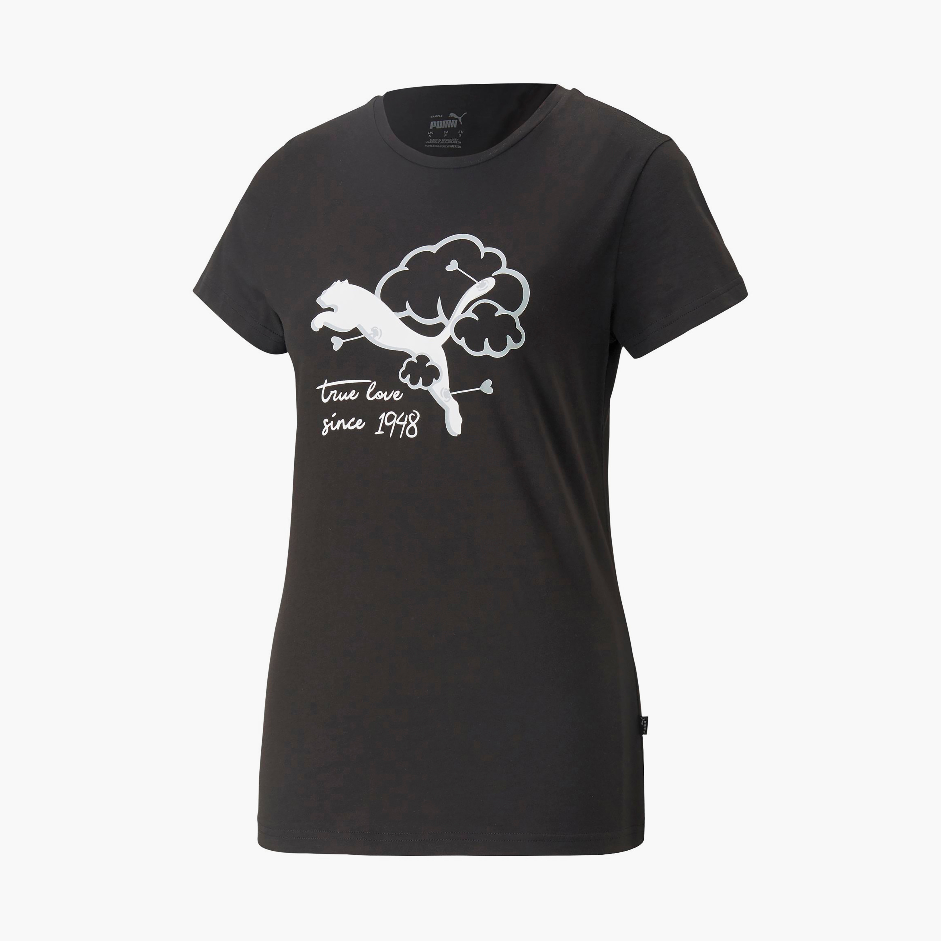تي شيرت من بوما جرافيكس فالنتين للنساء 67445201-sports-women-clothing-tshirtsandvests-image-5