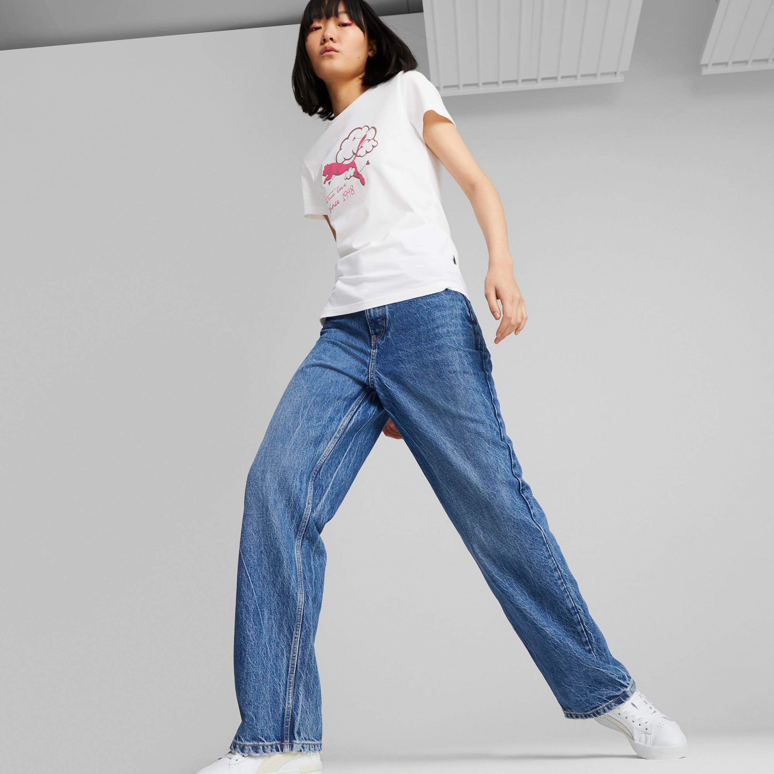 تي شيرت من بوما جرافيكس فالنتين للنساء 67445201-sports-women-clothing-tshirtsandvests-image-7