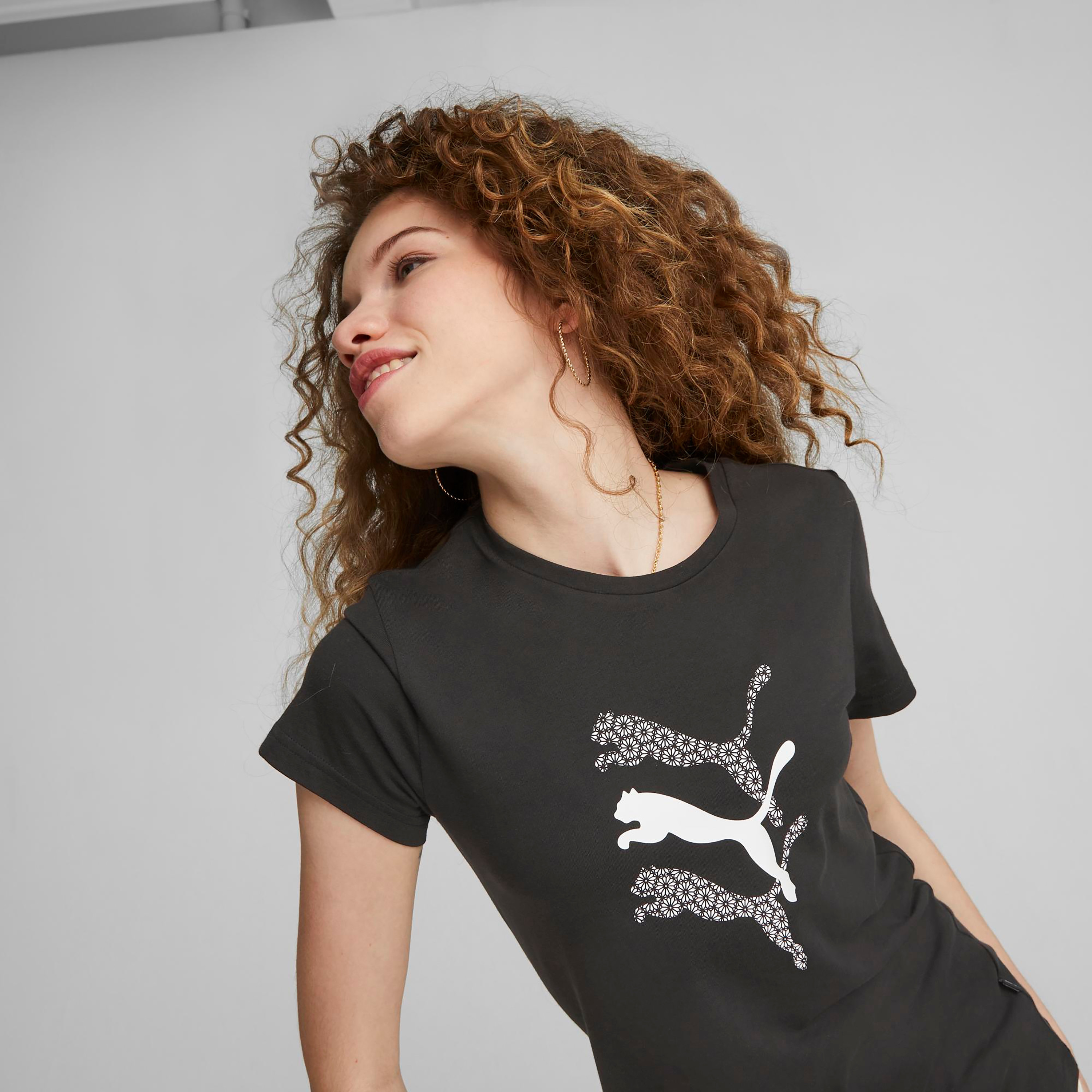 تي شيرت من بوما جرافيكس ليزر كات للنساء 67445301-sports-women-clothing-tshirtsandvests-image-3