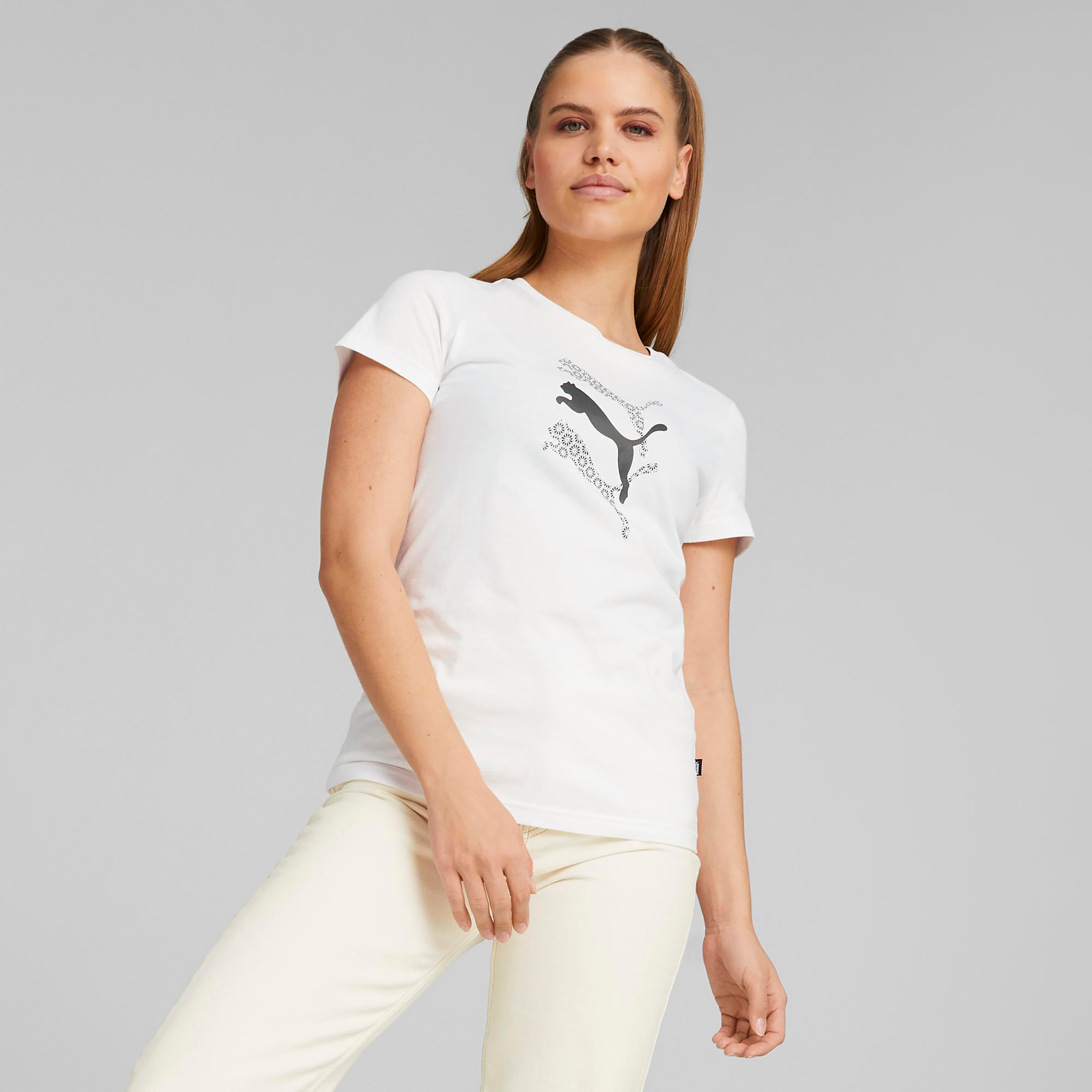 تي شيرت من بوما جرافيكس ليزر كات للنساء 67445301-sports-women-clothing-tshirtsandvests-image-6