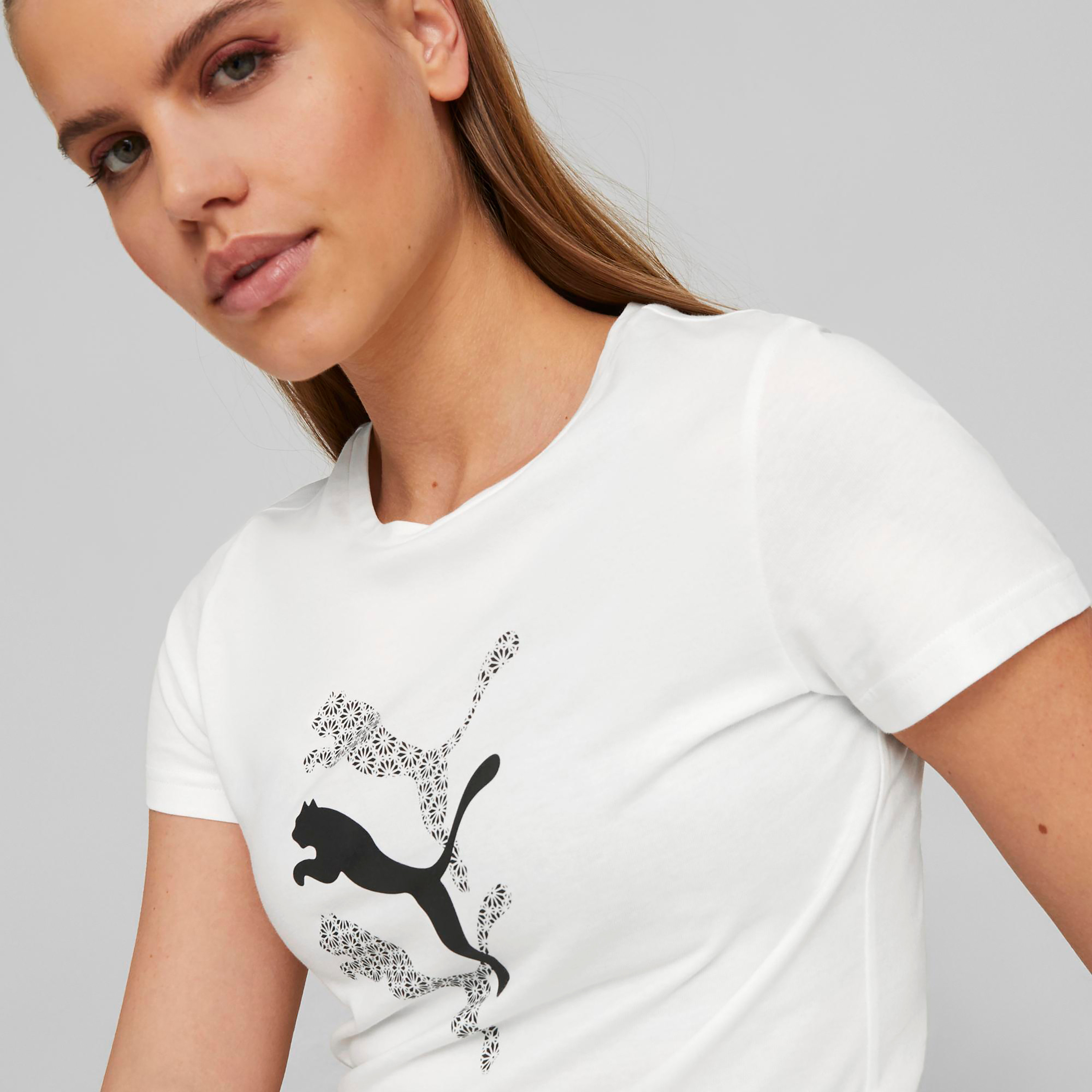 تي شيرت من بوما جرافيكس ليزر كات للنساء 67445301-sports-women-clothing-tshirtsandvests-image-8