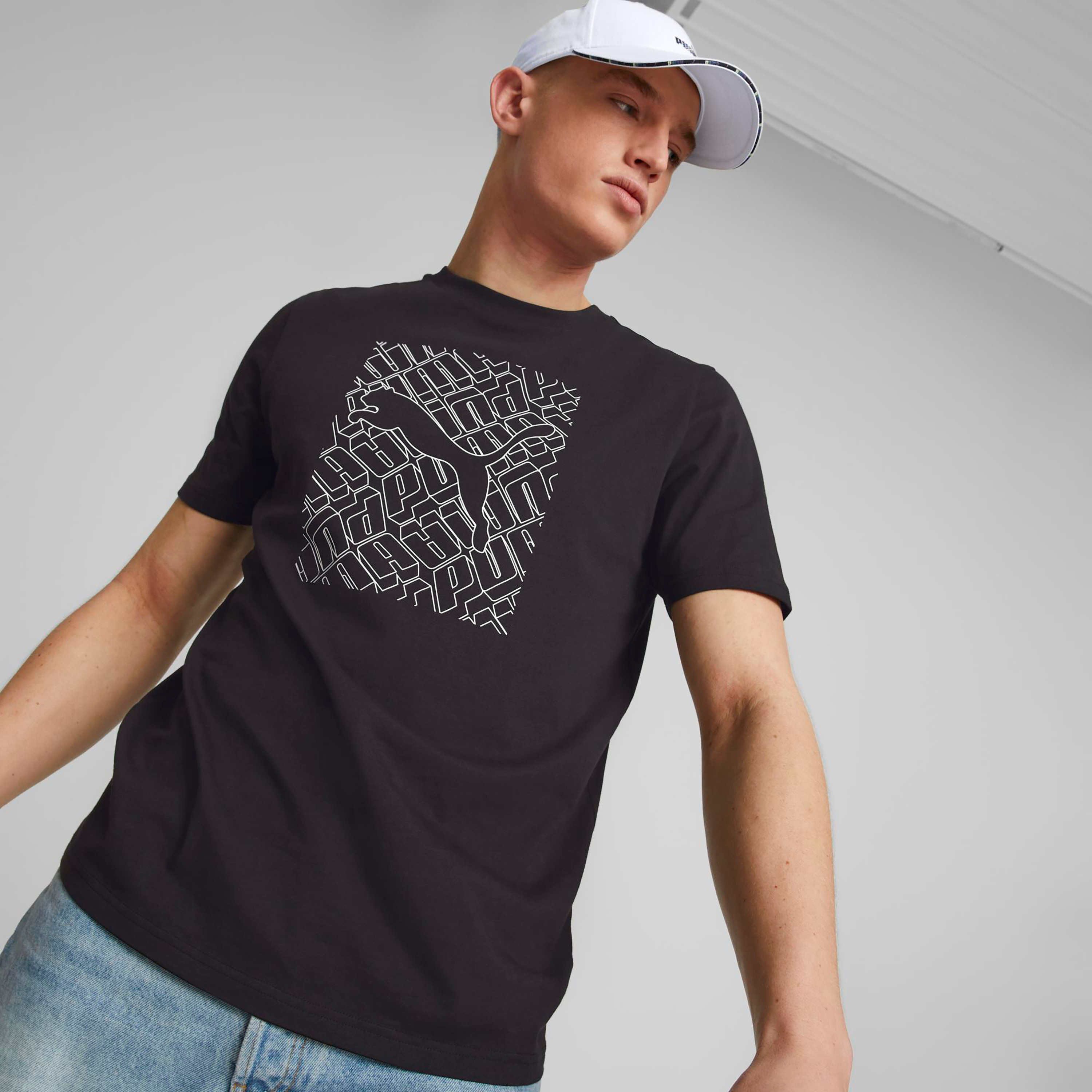 تي شيرت من بوما جرافيكس كات للرجال 67447401-men-clothing-sportswearandactivewear-tshirtsandpolos-image-1