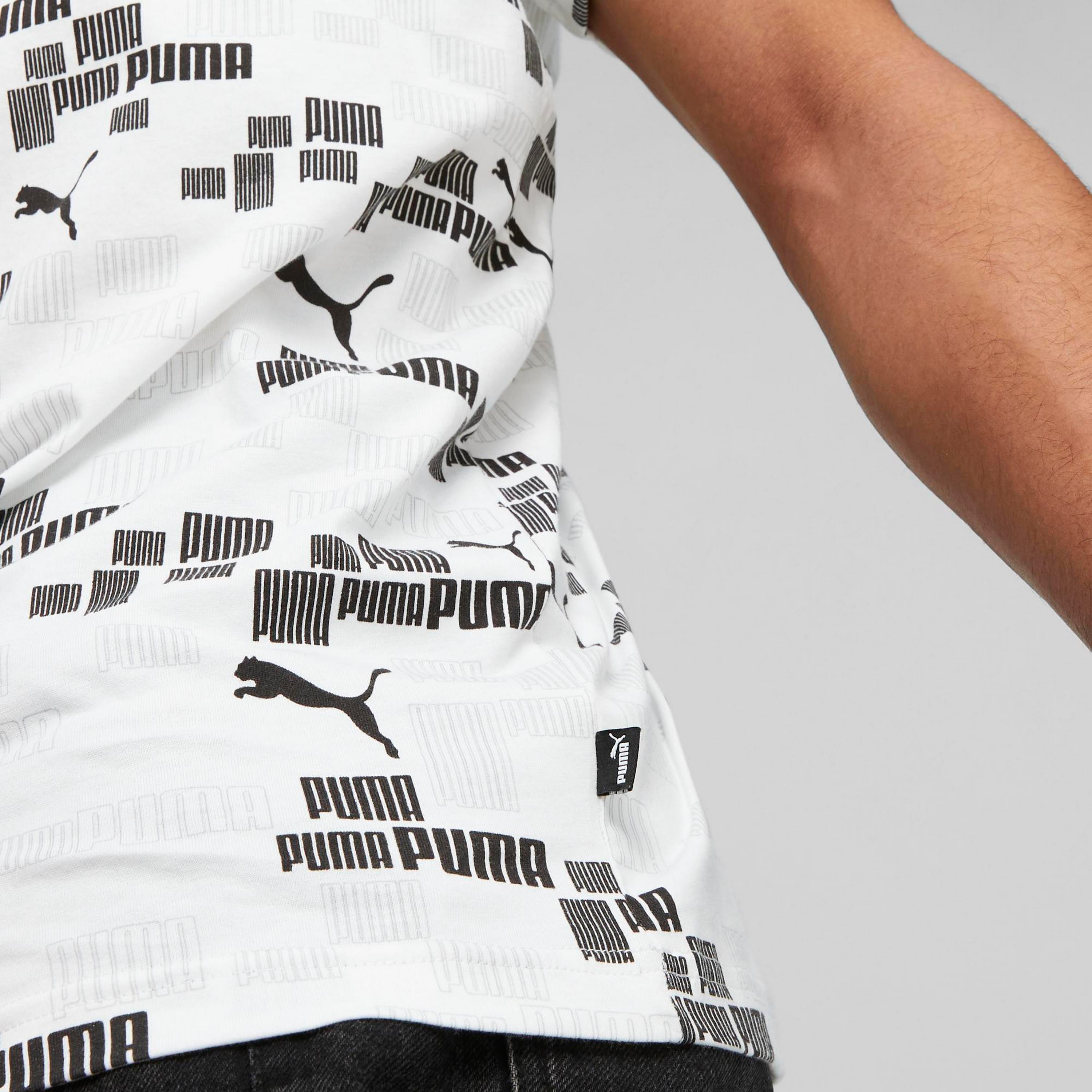 تي شيرت من بوما إسنشيال لوجو لاب للرجال اوب | 675917-men-clothing-sportswearandactivewear-tshirtsandpolos-image-3