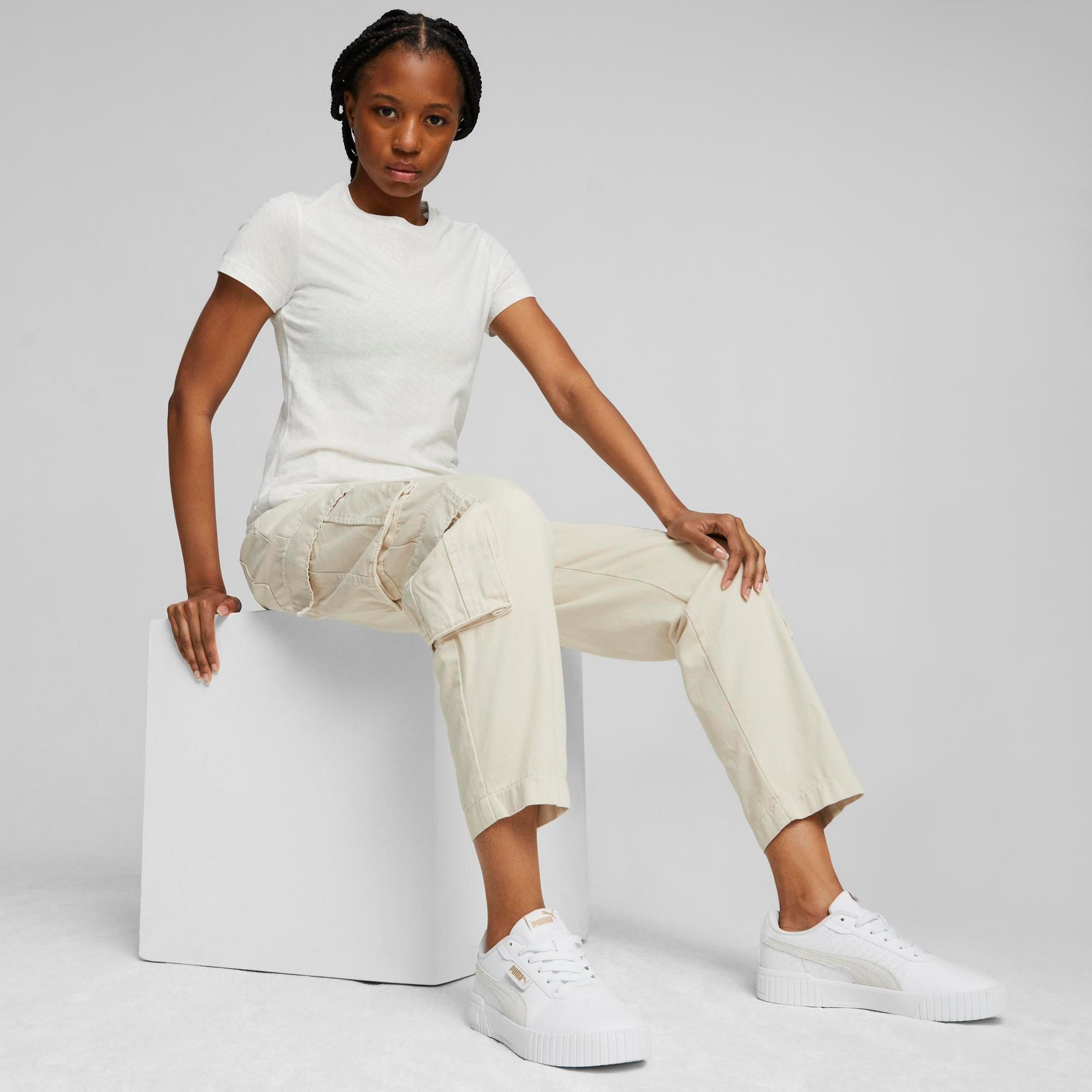 Puma Essential Logo Lab Aop Women T-Shirt | 675958-women-clothing-tshirts-image-2