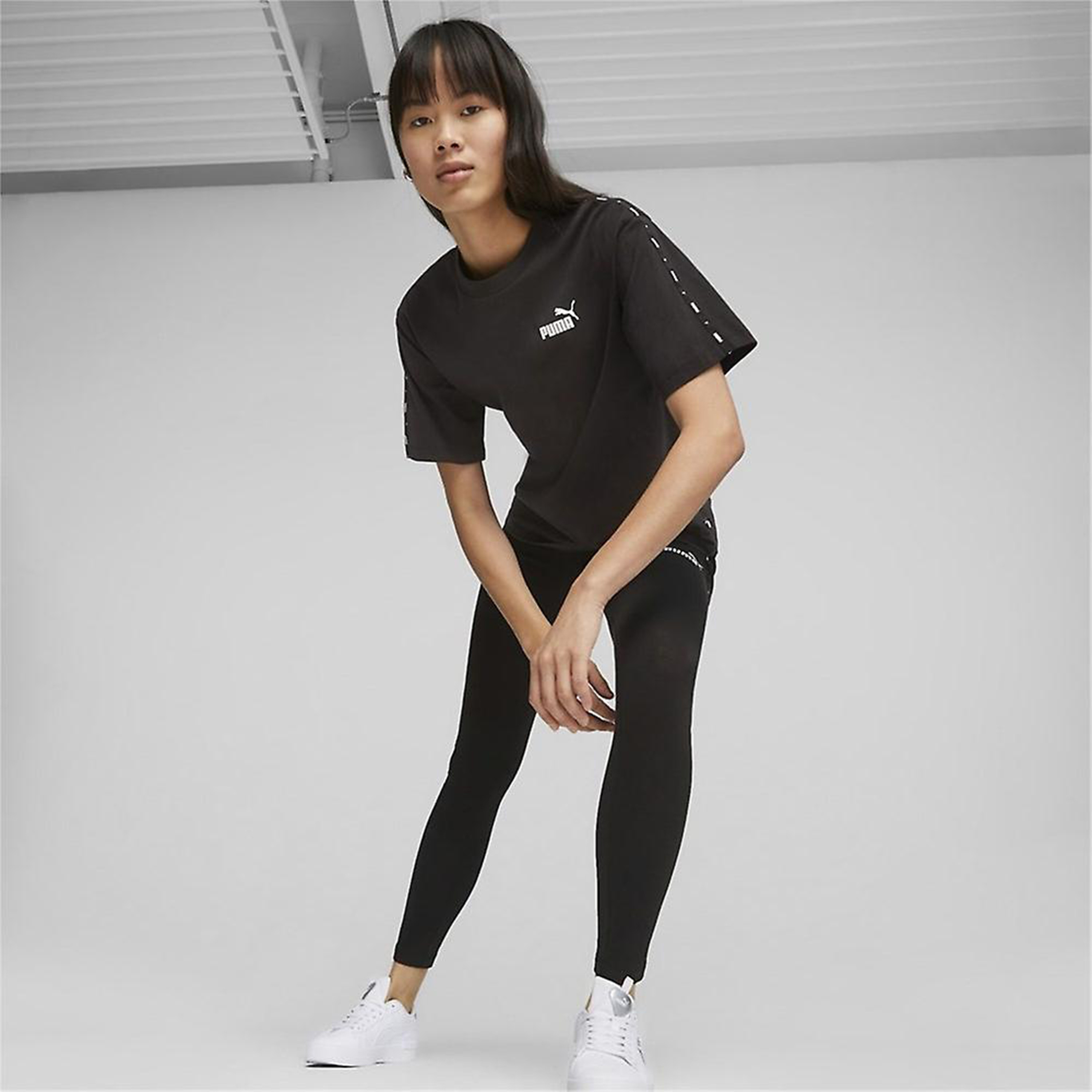 Puma Essential Tape Women Leggings | 675998-women-clothing-bottoms-leggings-image-2