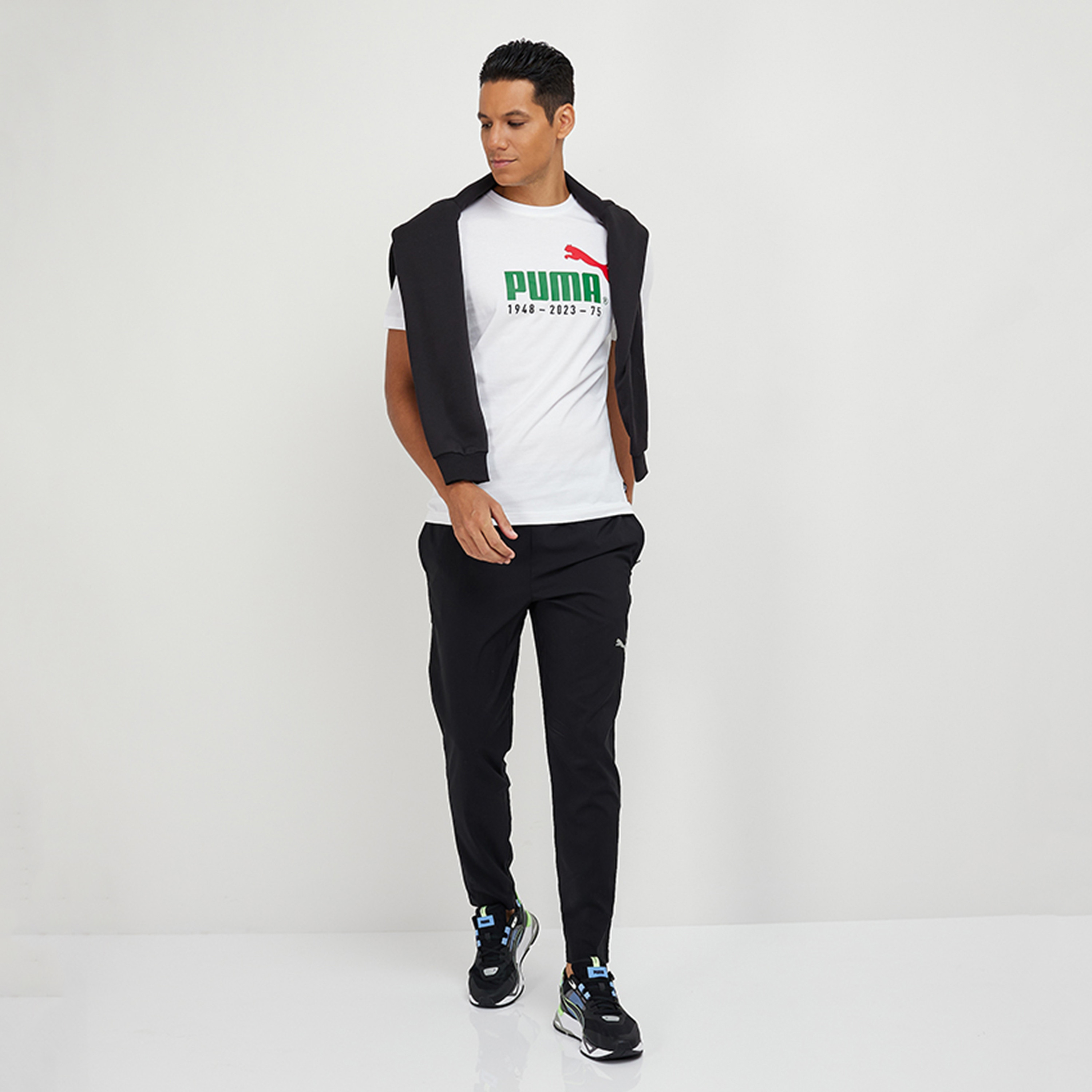 تي شيرت من بوما رقم 1 لوجو للرجال احتفال | 676020-men-clothing-sportswearandactivewear-tshirtsandpolos-image-2