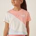 PUMA Cut and Sew T-shirt with Crew Neck and Short Sleeves-Tops-thumbnail-3