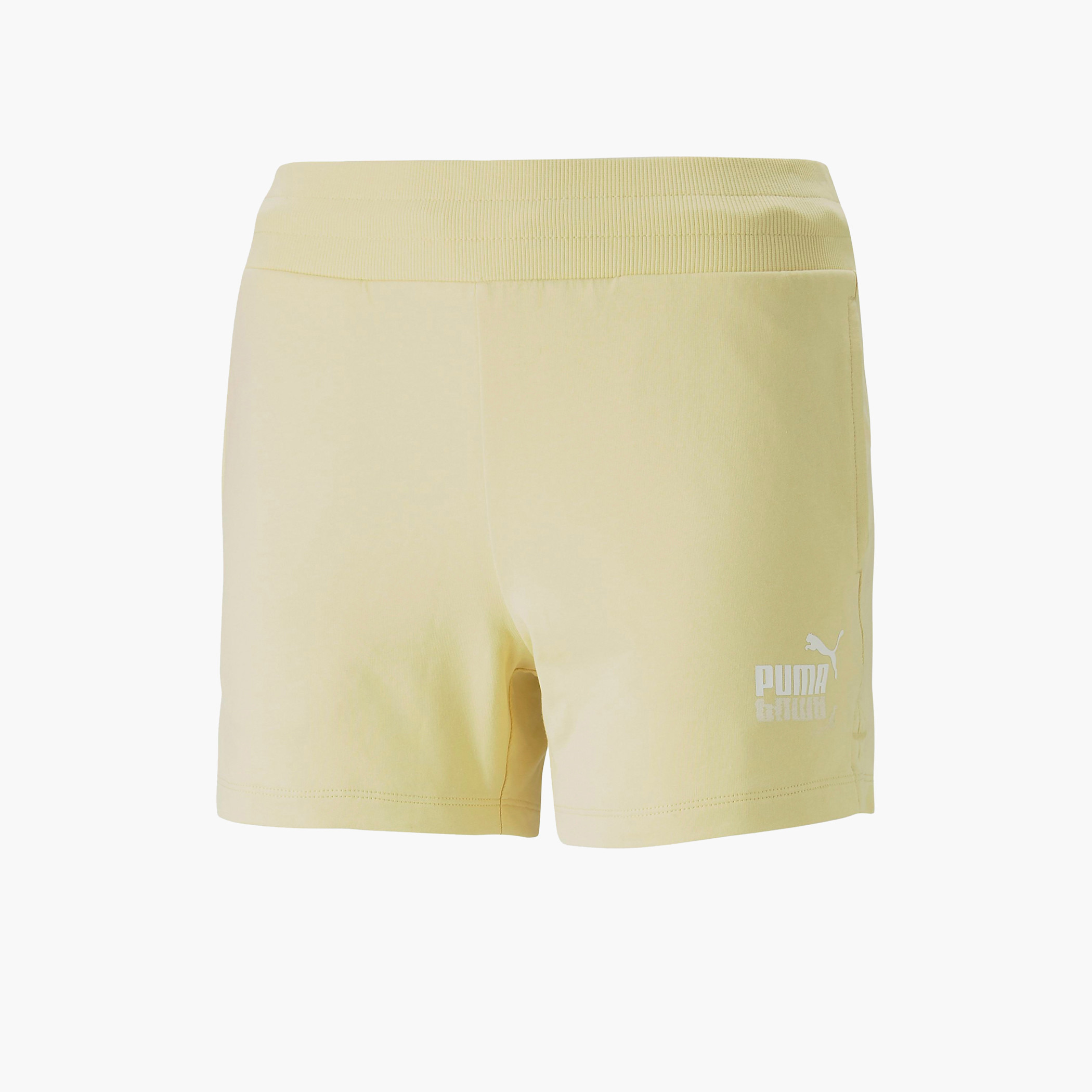 Puma shorts sales womens yellow