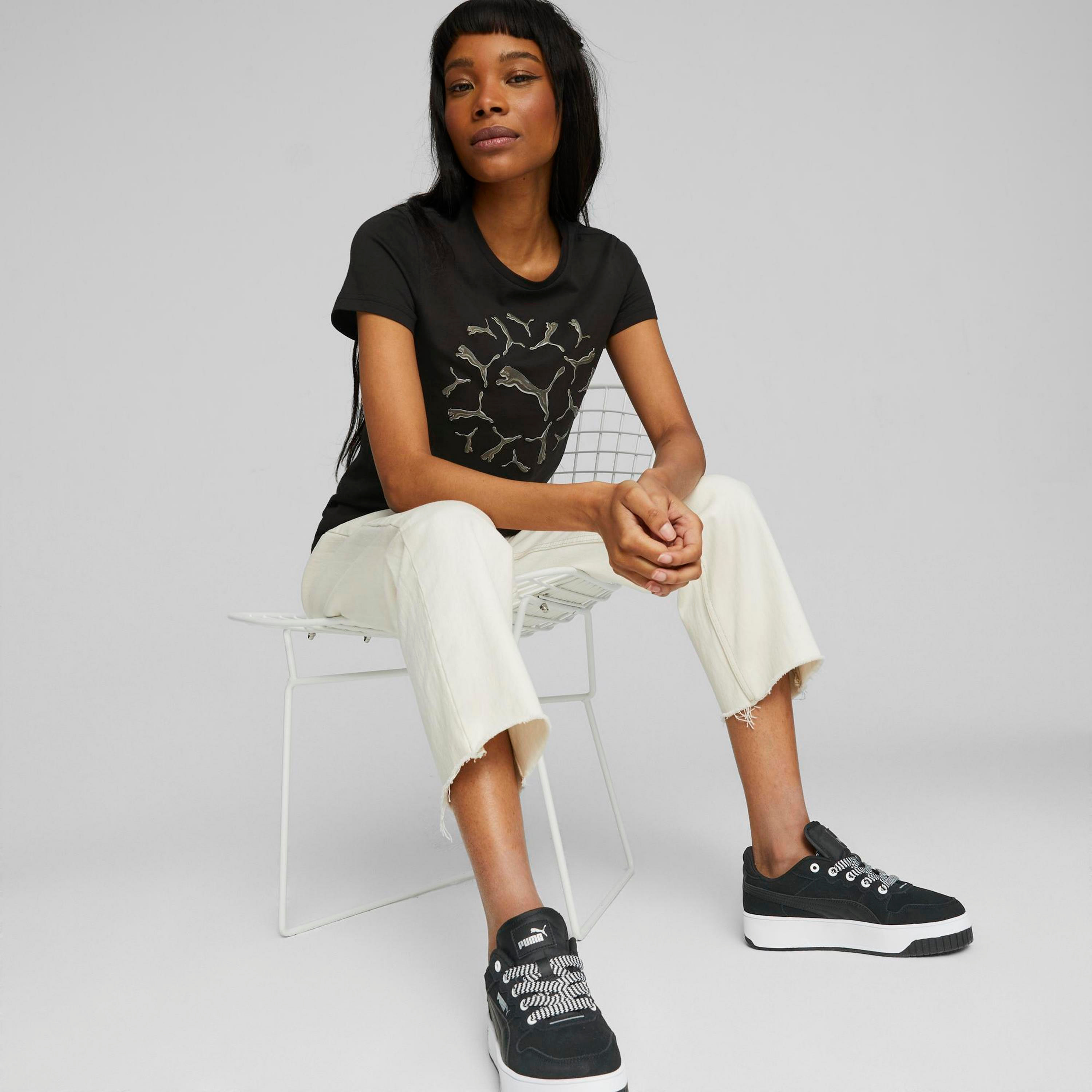 Puma Essential Graphic Women T-Shirt | 677149-women-clothing-tshirts-image-2