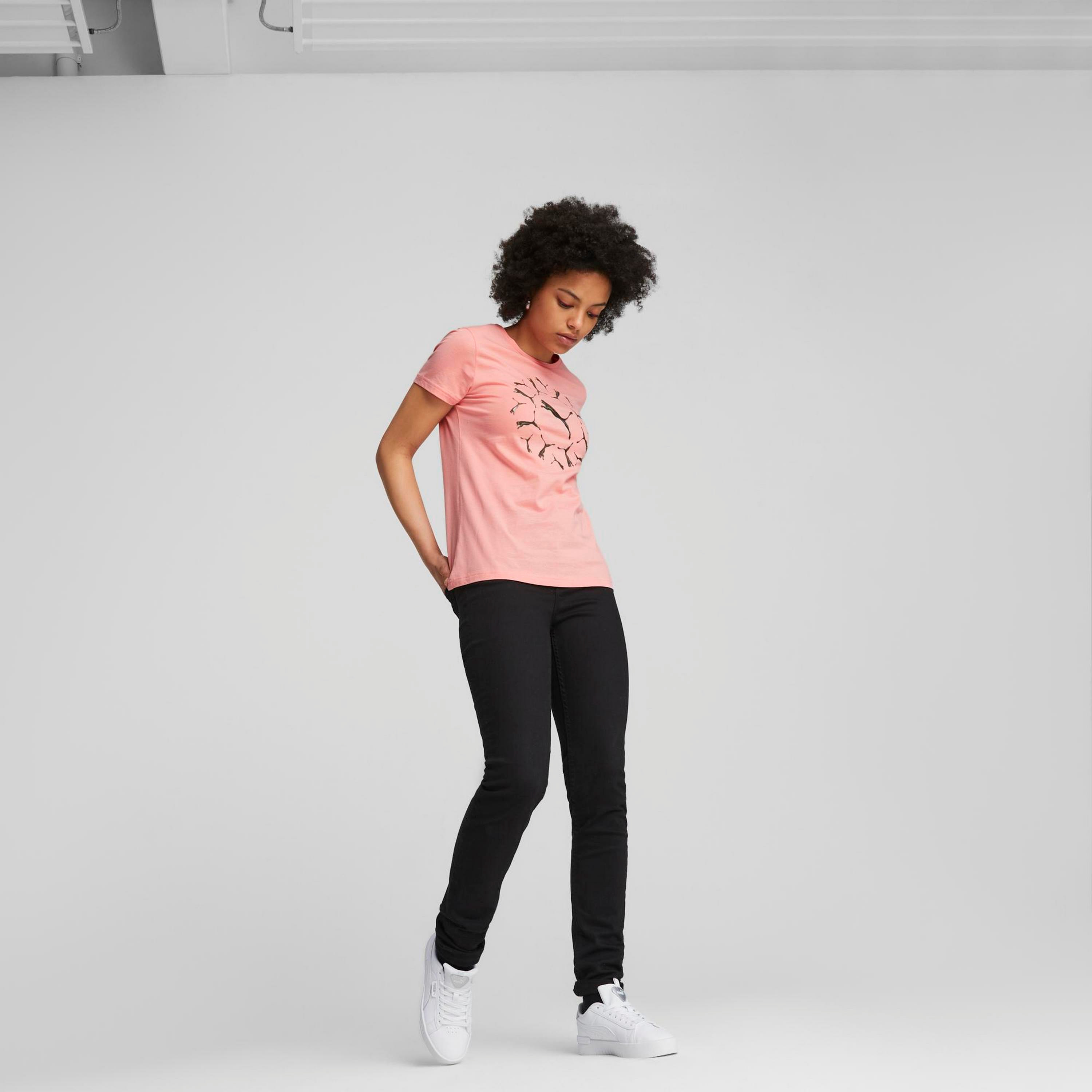 تيشيرت بوما اسنشيالز للنساء جرافيك | 677149-women-clothing-tshirts-image-6