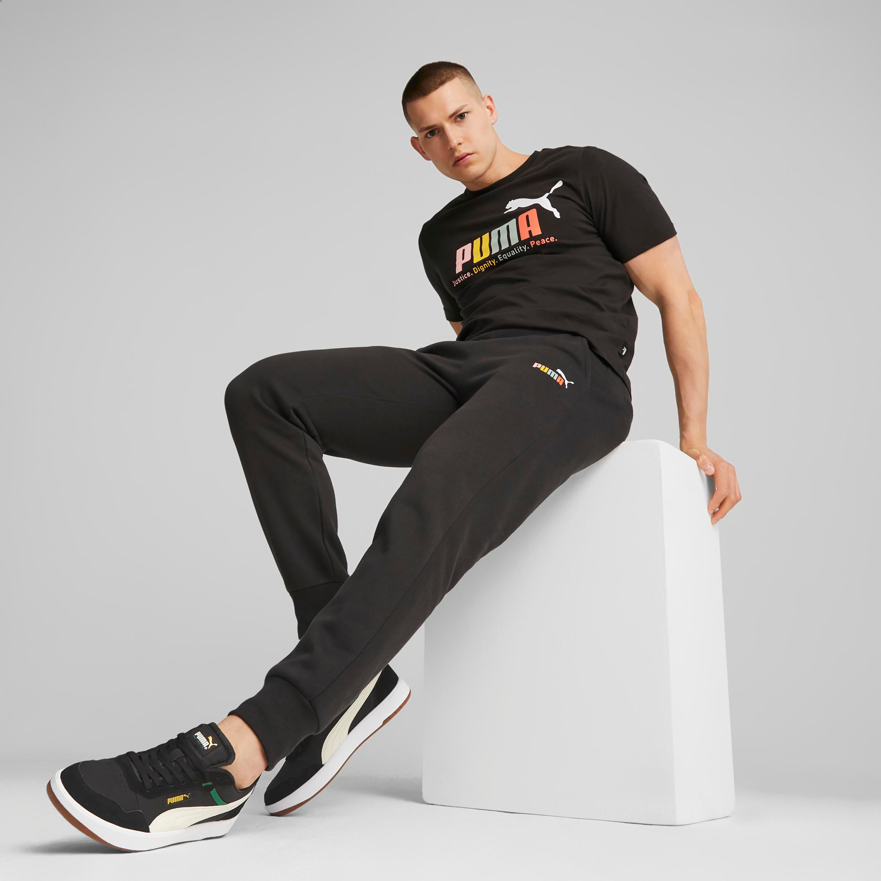 Puma Essential Multicolor Men Joggers | 677172-men-clothing-sportswearandactivewear-bottoms-image-2