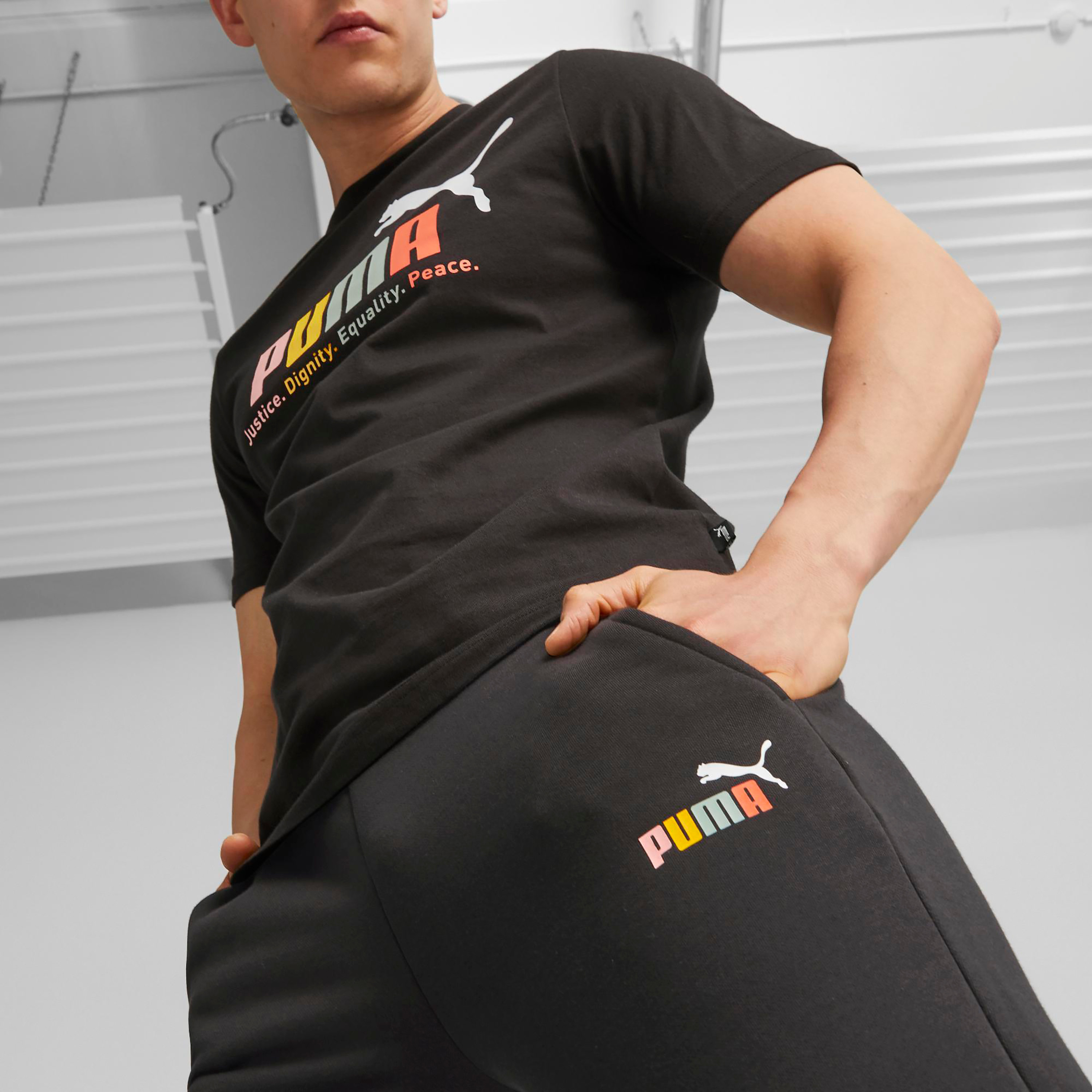 Puma Essential Multicolor Men Joggers | 677172-men-clothing-sportswearandactivewear-bottoms-image-3