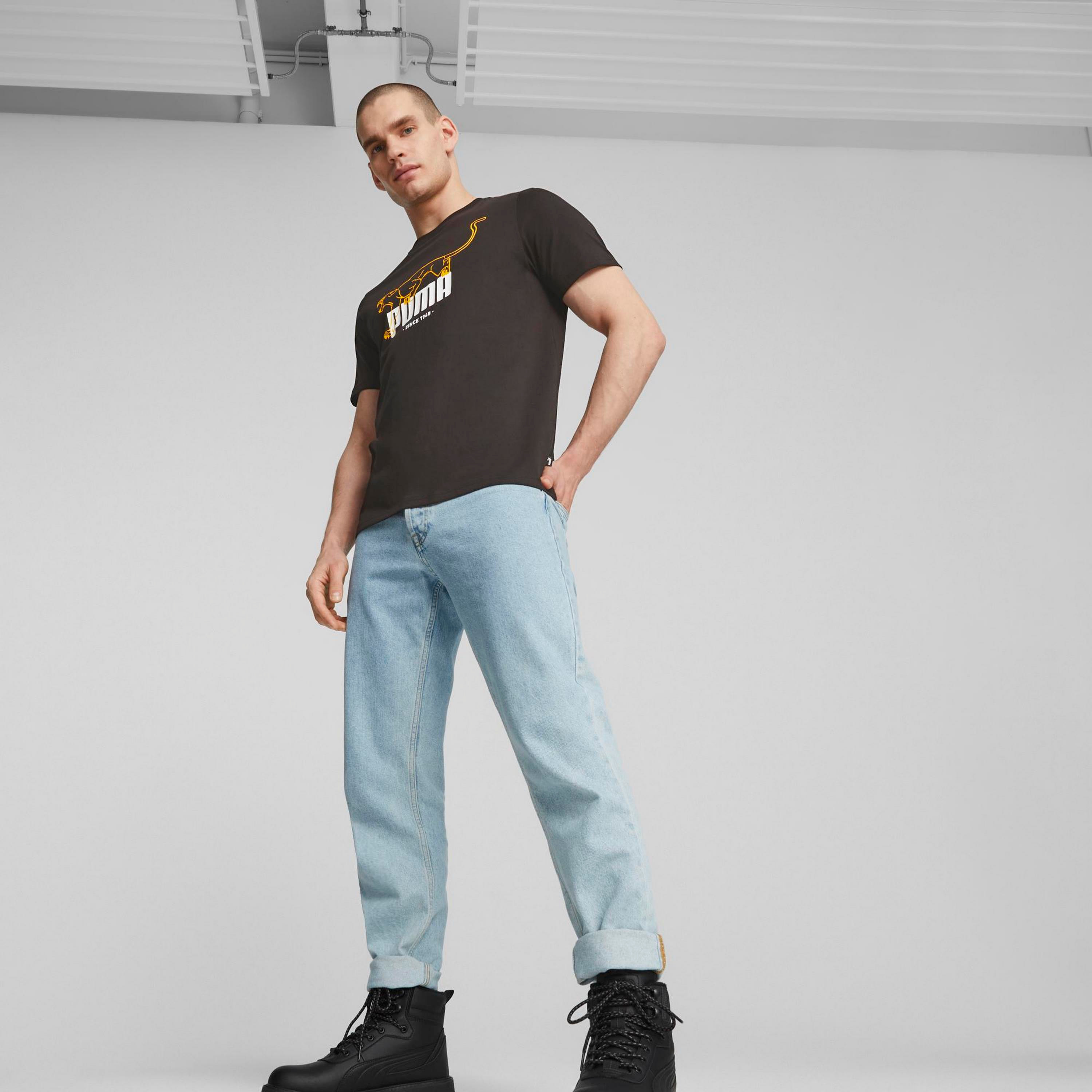 تي شيرت من بوما جرافيكس حيوان للرجال | 677190-men-clothing-sportswearandactivewear-tshirtsandpolos-image-2