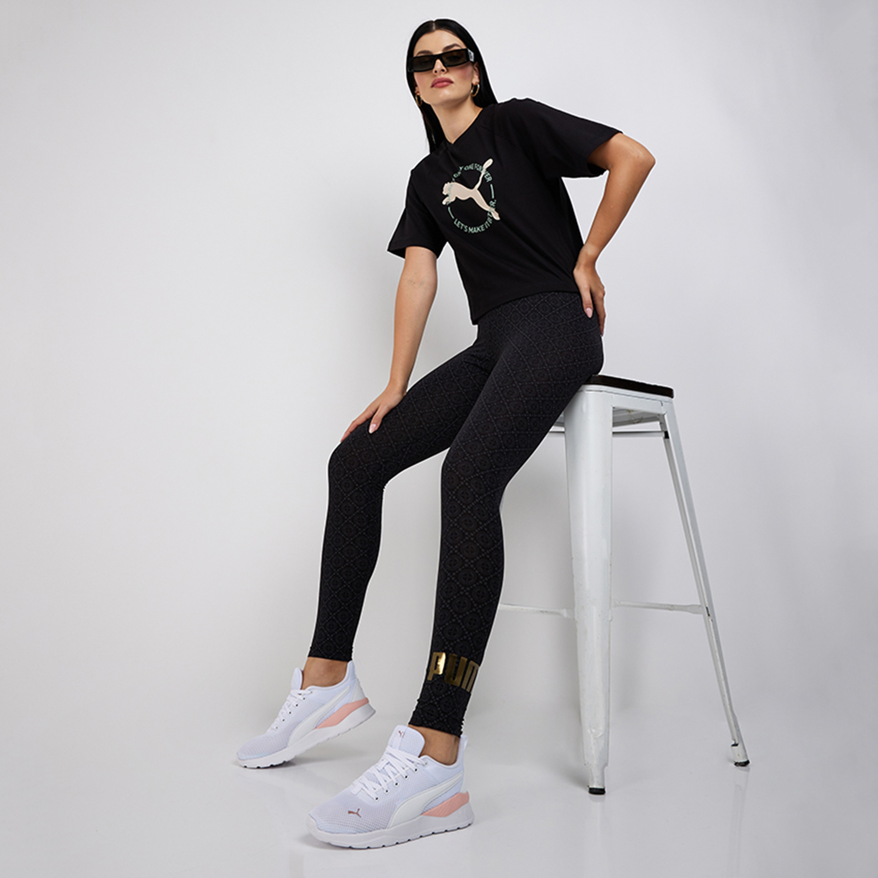 Puma Essential Logo Love Aop Women Leggings | 677202-women-clothing-bottoms-leggings-image-2