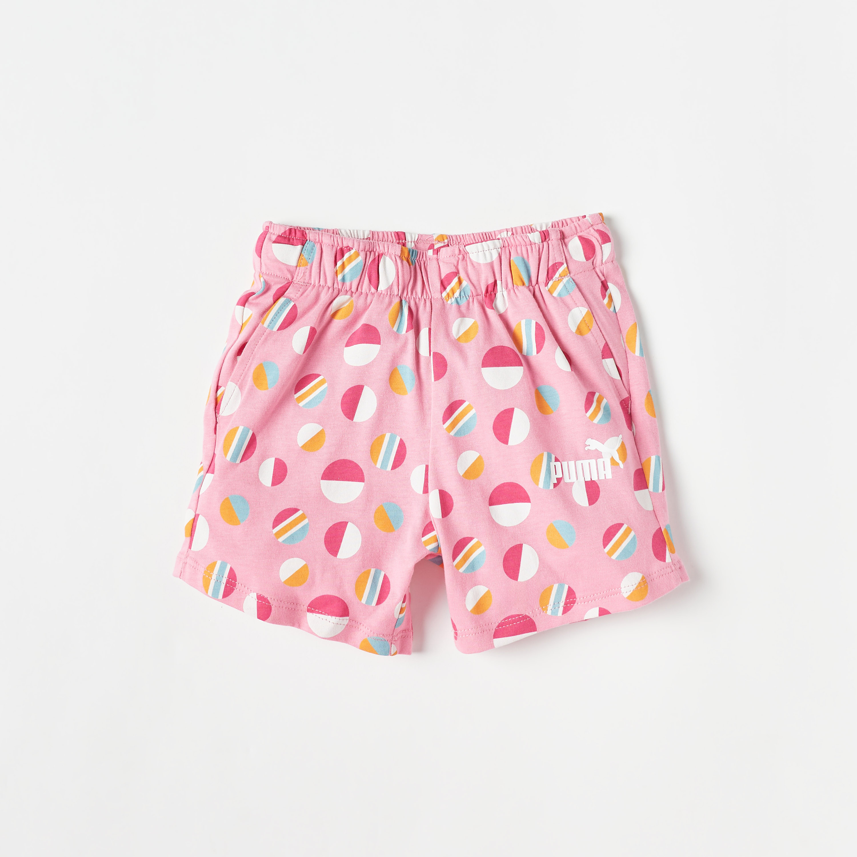 PUMA Printed T-shirt and Shorts Set-baby-girls-clothing-setsandcoords-image-3