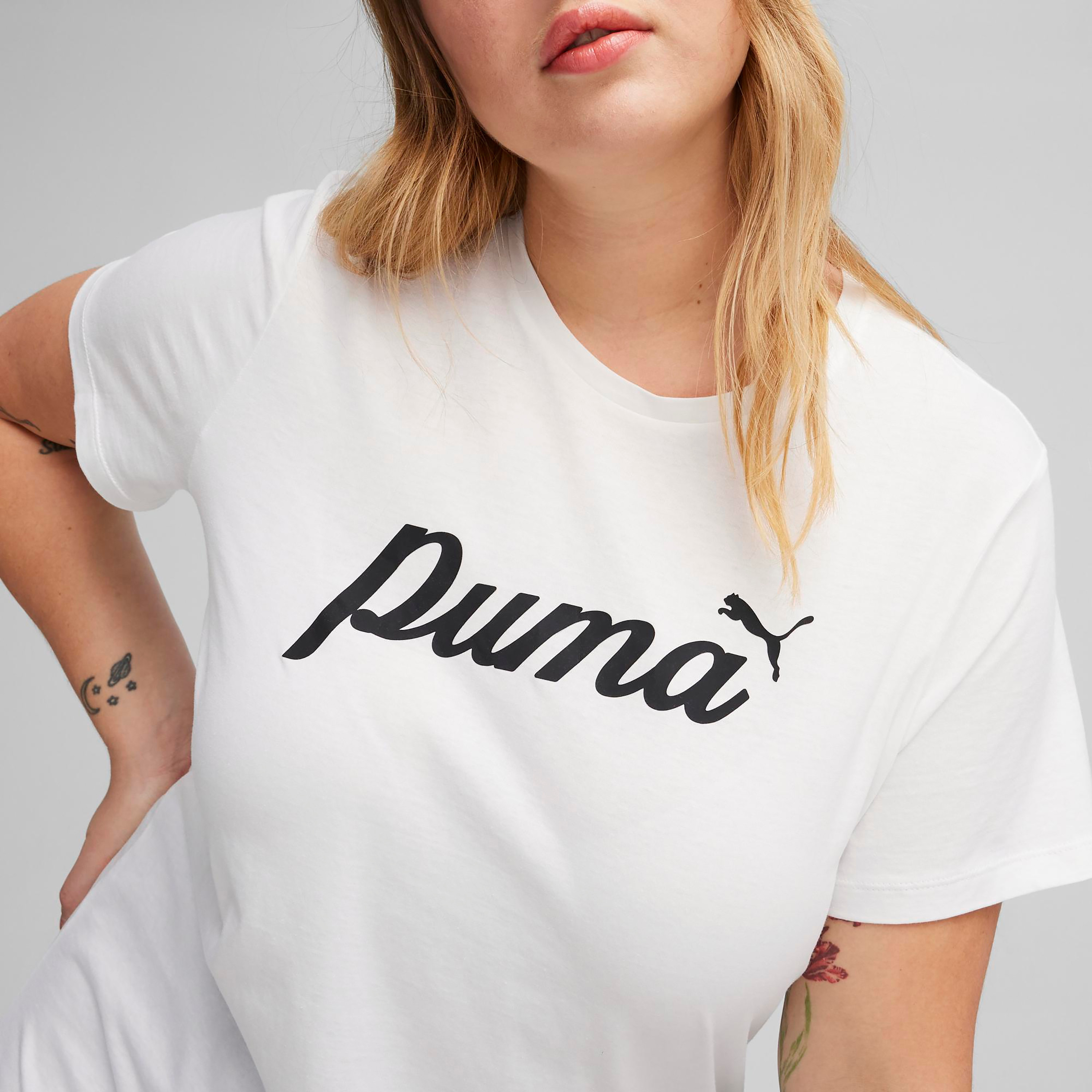 تيشيرت إي اس اس+ سكريبت للسيدات من بوما | OE-women-clothing-tshirts-image-6