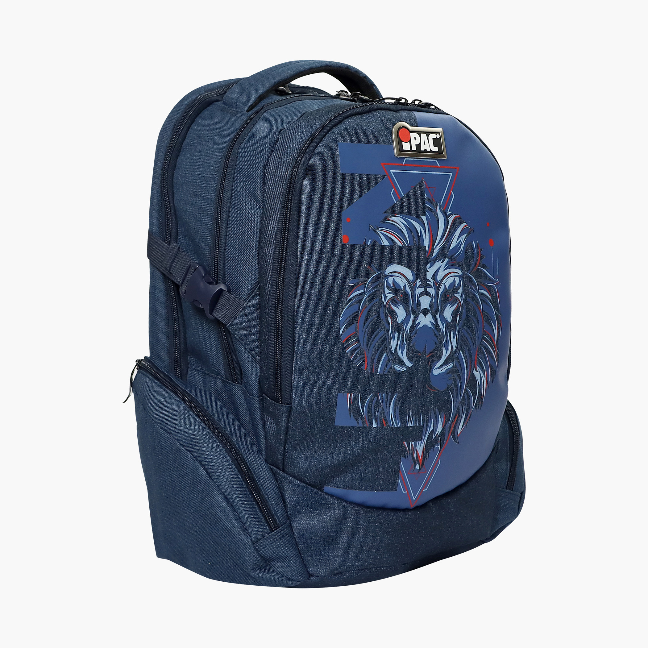 Simba iPac Print Backpack with Adjustable Straps - 18 inches-school-bagsandbackpacks-backpacks-image-2