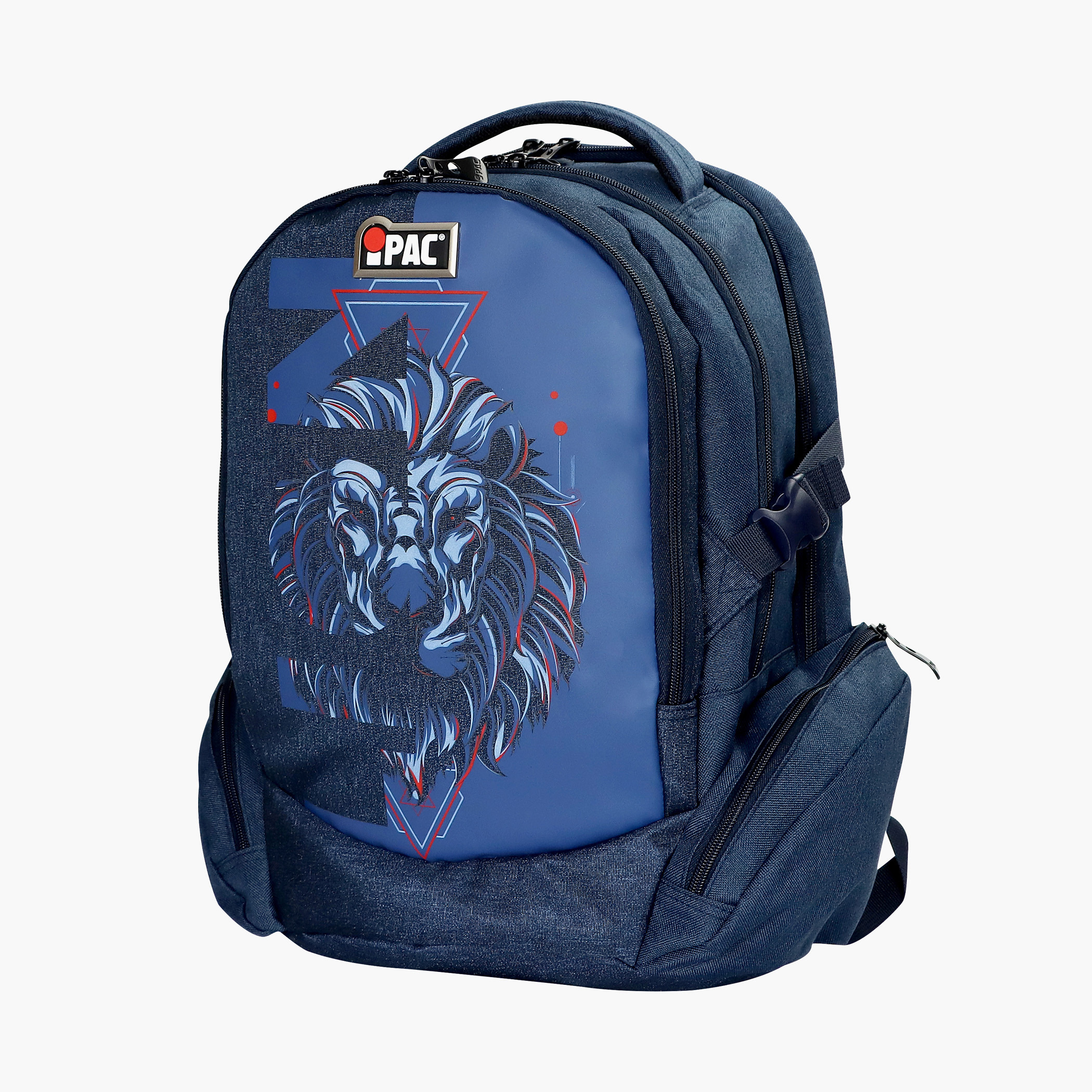 Simba iPac Print Backpack with Adjustable Straps - 18 inches-school-bagsandbackpacks-backpacks-image-3