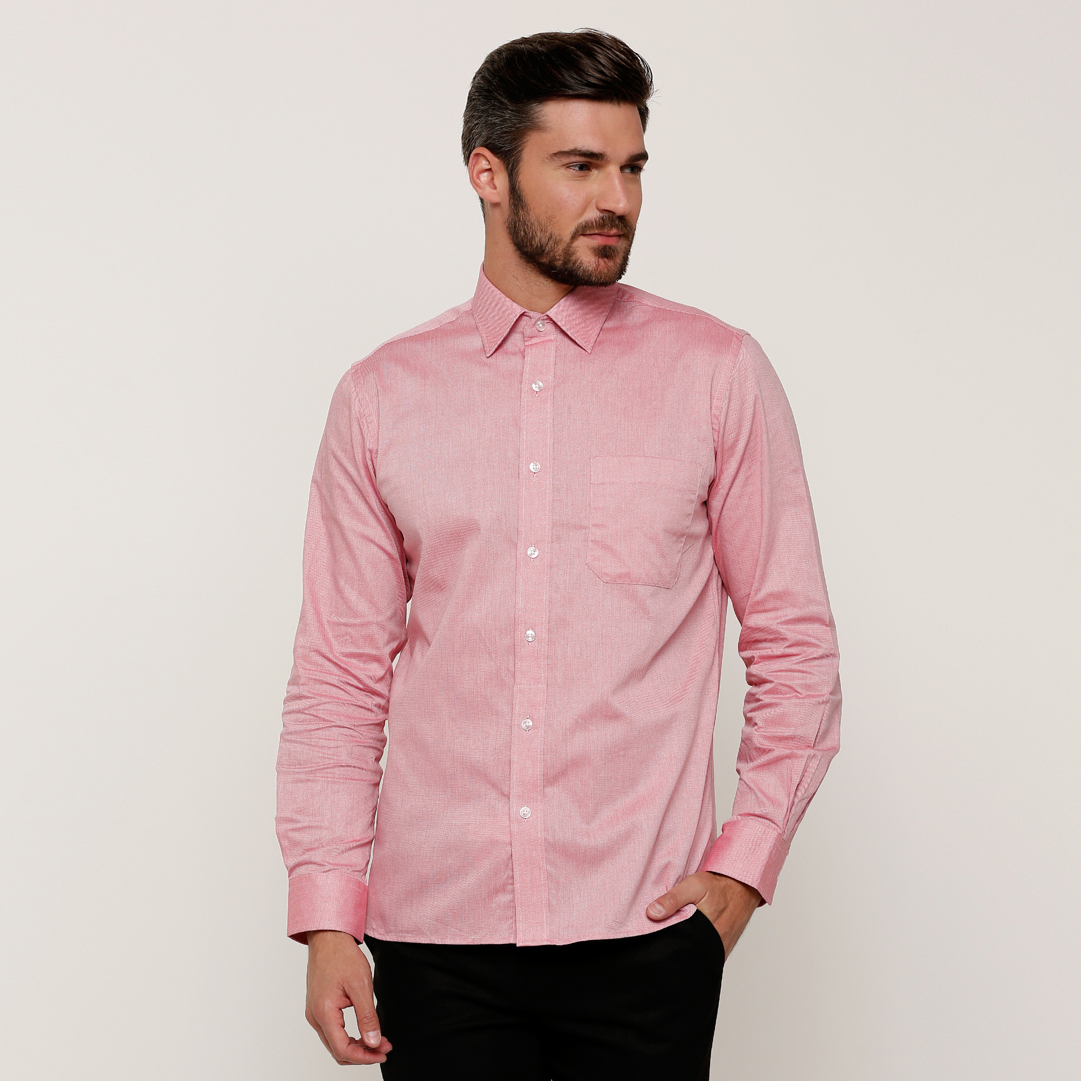 Buy Men s Arrow Shirt with Long Sleeves and Complete Placket Online Centrepoint Bahrain