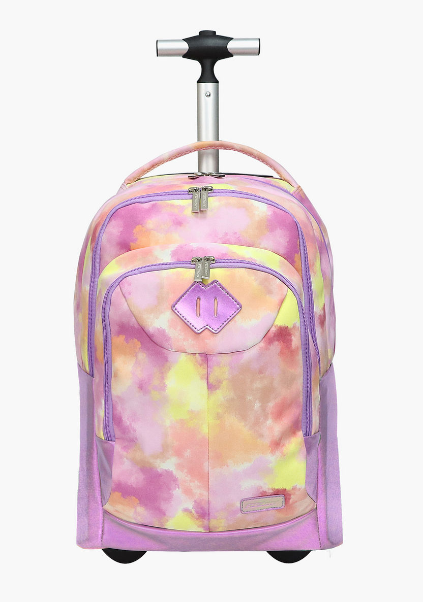 Fusion Printed Trolley Backpack - 18 inches-Trolleys-image-0