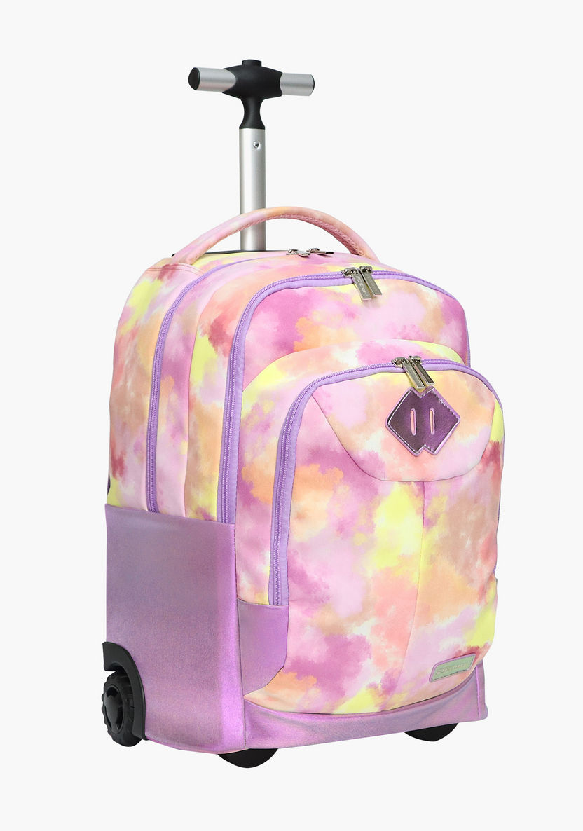 Fusion Printed Trolley Backpack - 18 inches-Trolleys-image-1