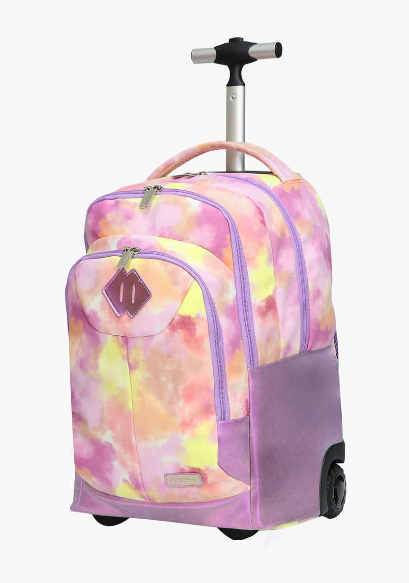Fusion Printed Trolley Backpack - 18 inches-Trolleys-image-2