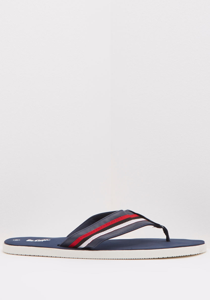 Lee Cooper Men's Striped Thong Slippers-Men%27s Flip Flops & Beach Slippers-image-0