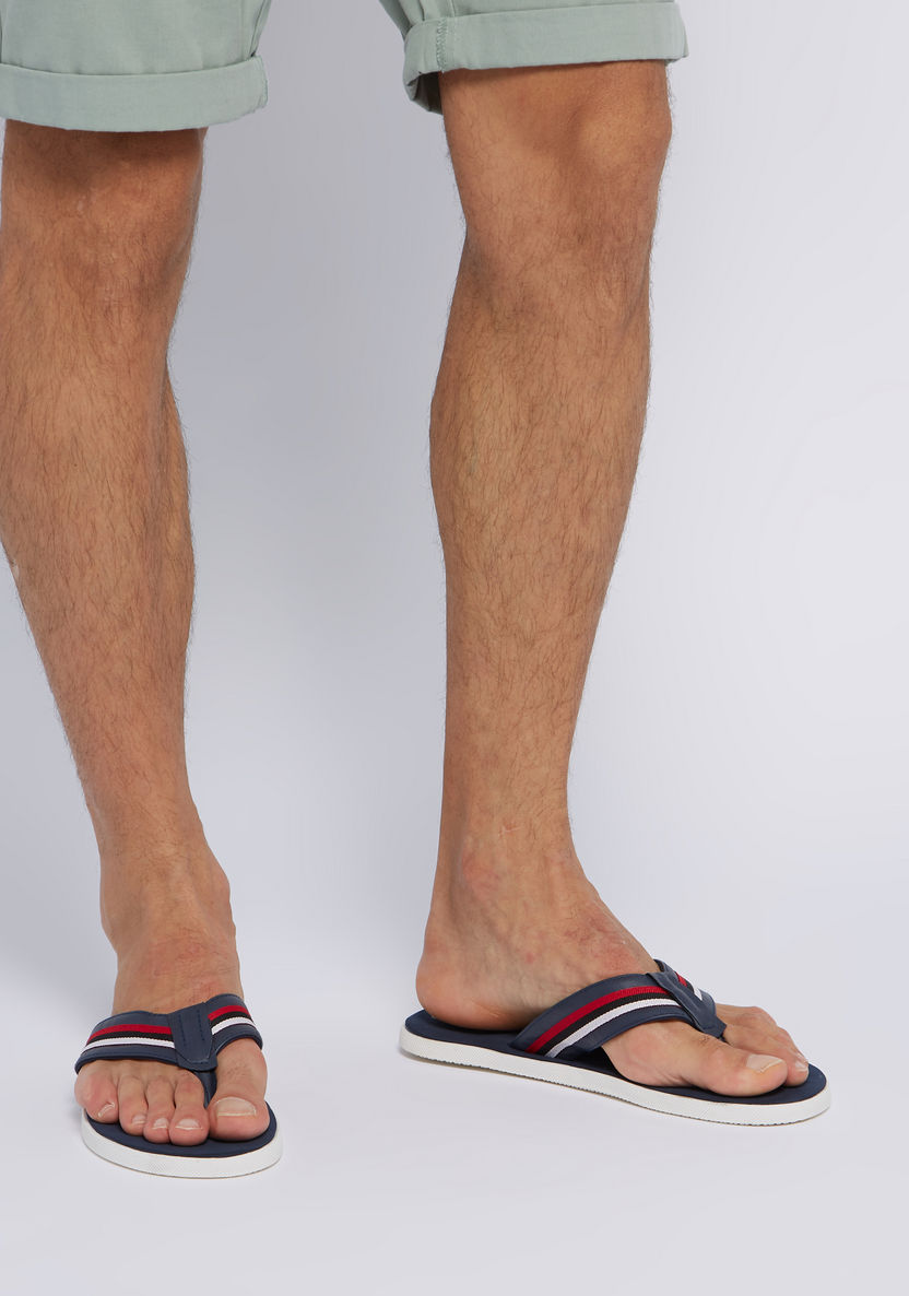Lee Cooper Men's Striped Thong Slippers-Men%27s Flip Flops & Beach Slippers-image-1