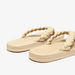 Textured Slip-On Thong Slippers with Braided Straps-Women%27s Flip Flops & Beach Slippers-thumbnailMobile-3