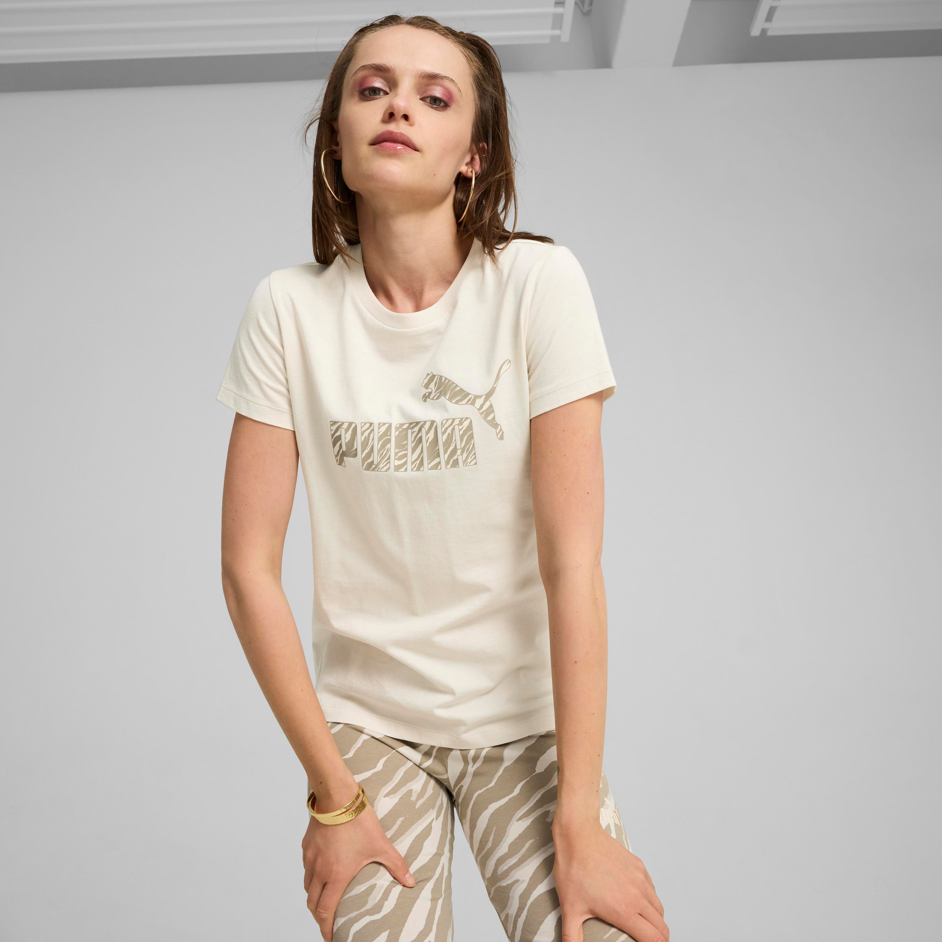 Puma Women's ESS+ Animal T-Shirt 68149087 | OE-sports-women-clothing-tshirtsandvests-image-1