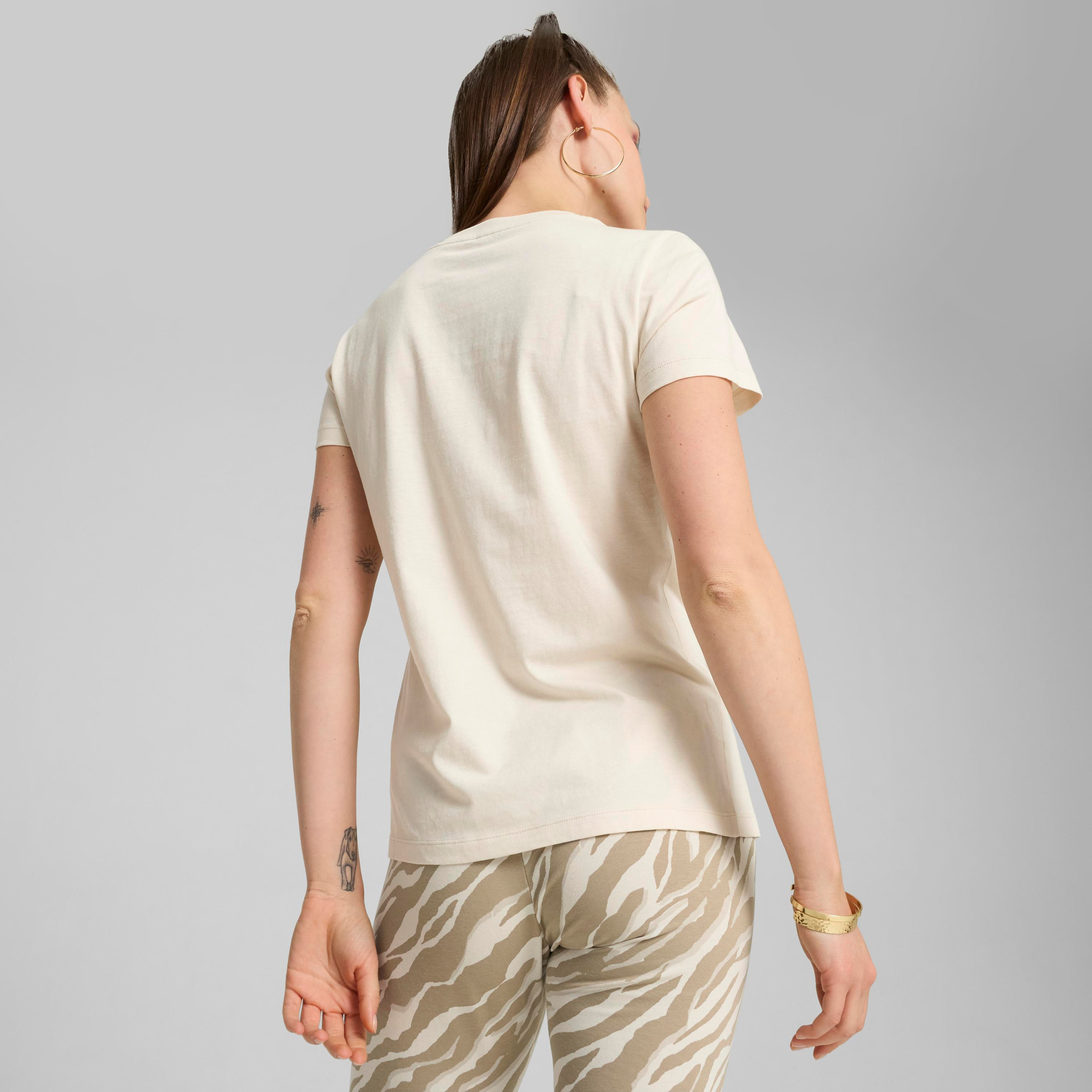 Puma Women's ESS+ Animal T-Shirt 68149087 | OE-sports-women-clothing-tshirtsandvests-image-3