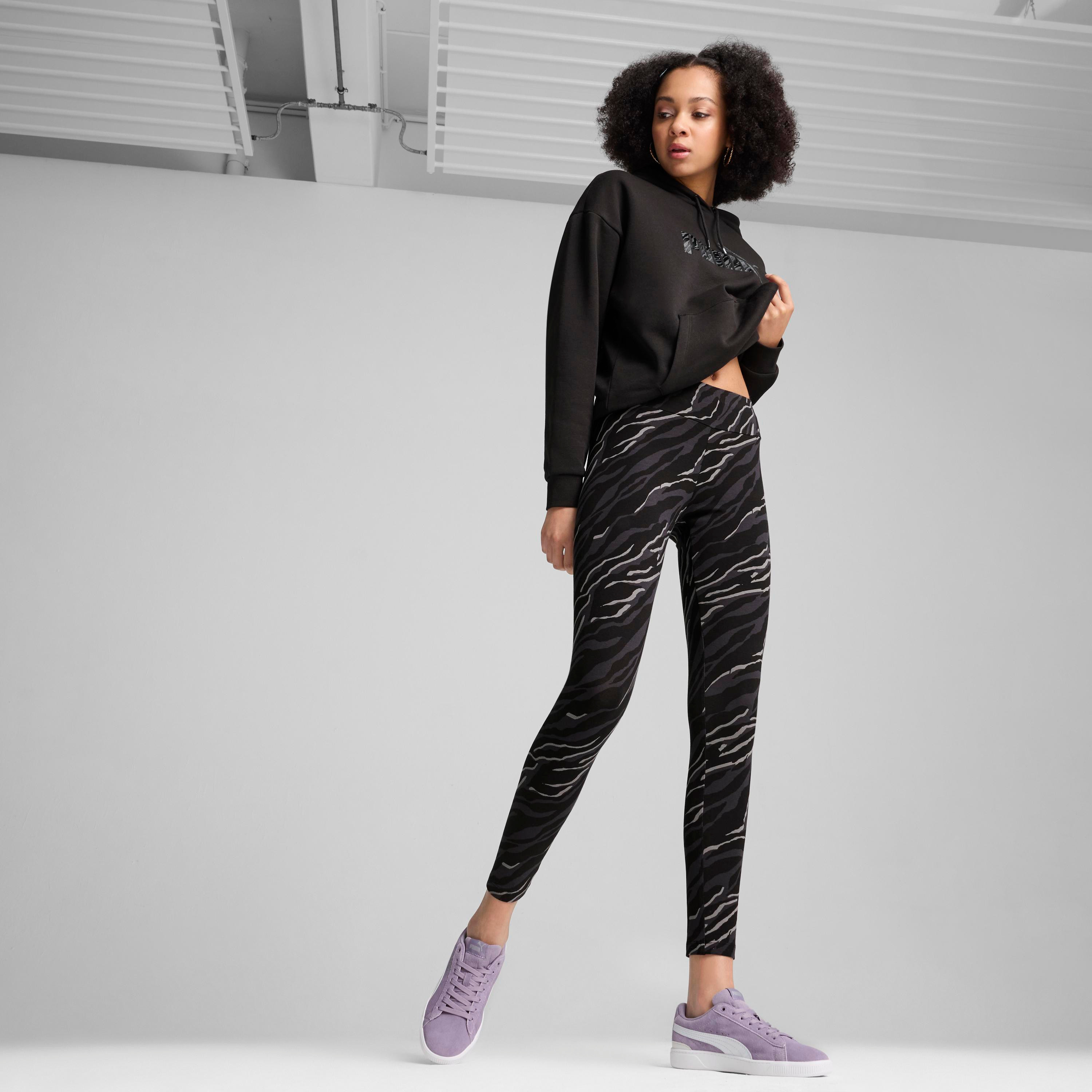 بنطال ضيق إي اس اس+ أنيمال ايه اوه بي للنساء من بوما | OE-women-clothing-bottoms-leggings-image-2