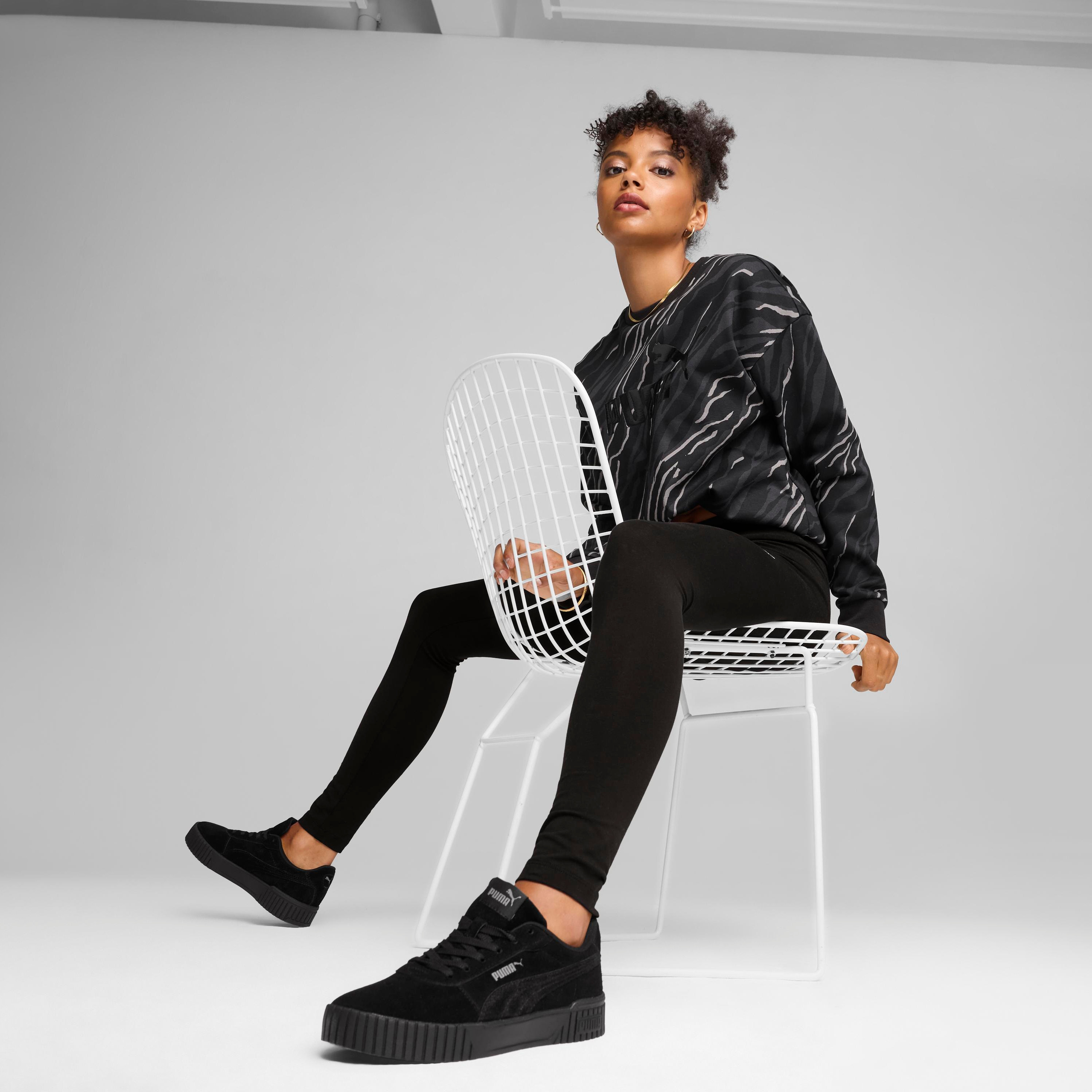 Puma Women's ESS+ Script Leggings 68153501 | OE-women-clothing-bottoms-leggings-image-2