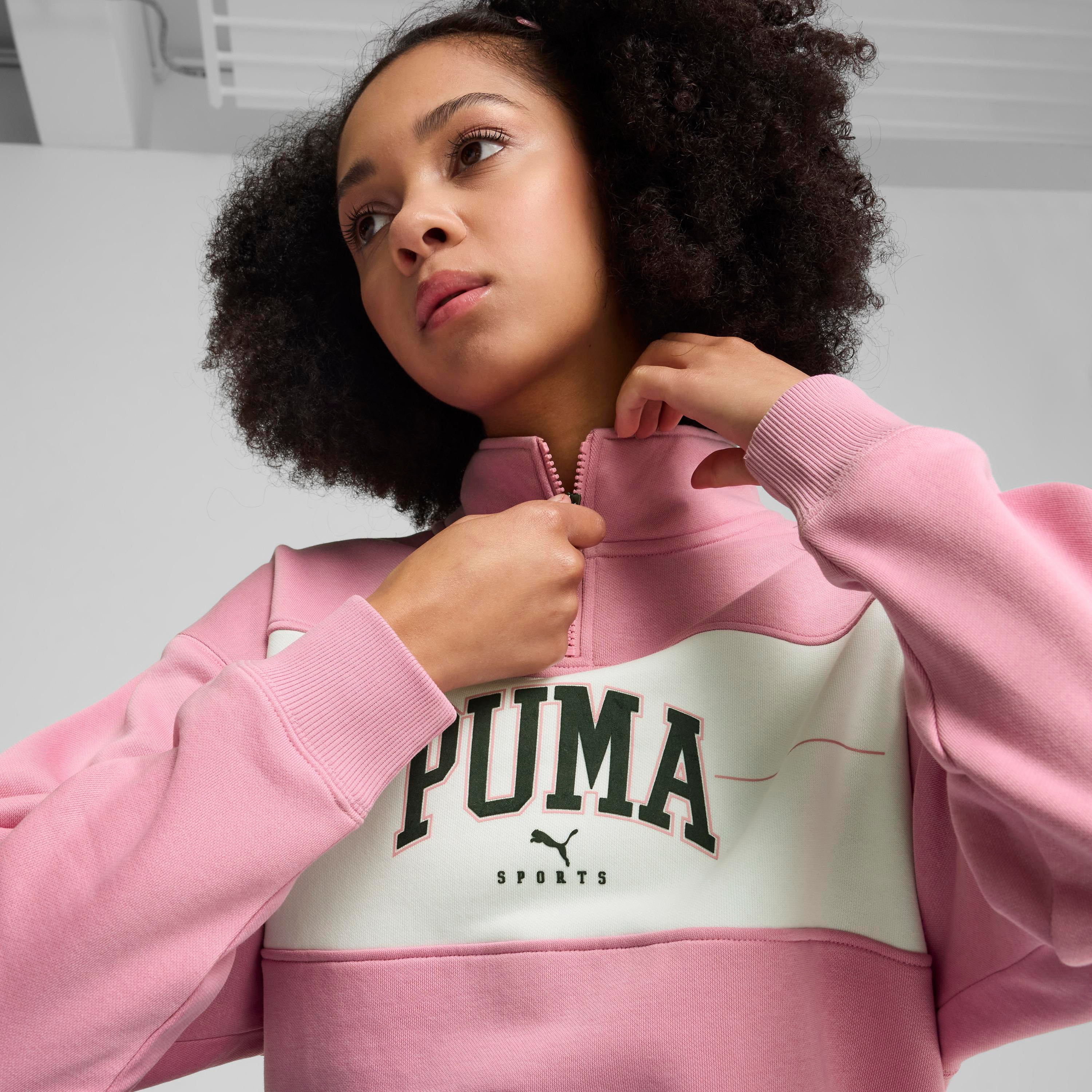 Puma Women's Squad Half-Zip Sweatshirt 68154348 | OE-women-clothing-hoodiesandsweatshirts-sweatshirts-image-3