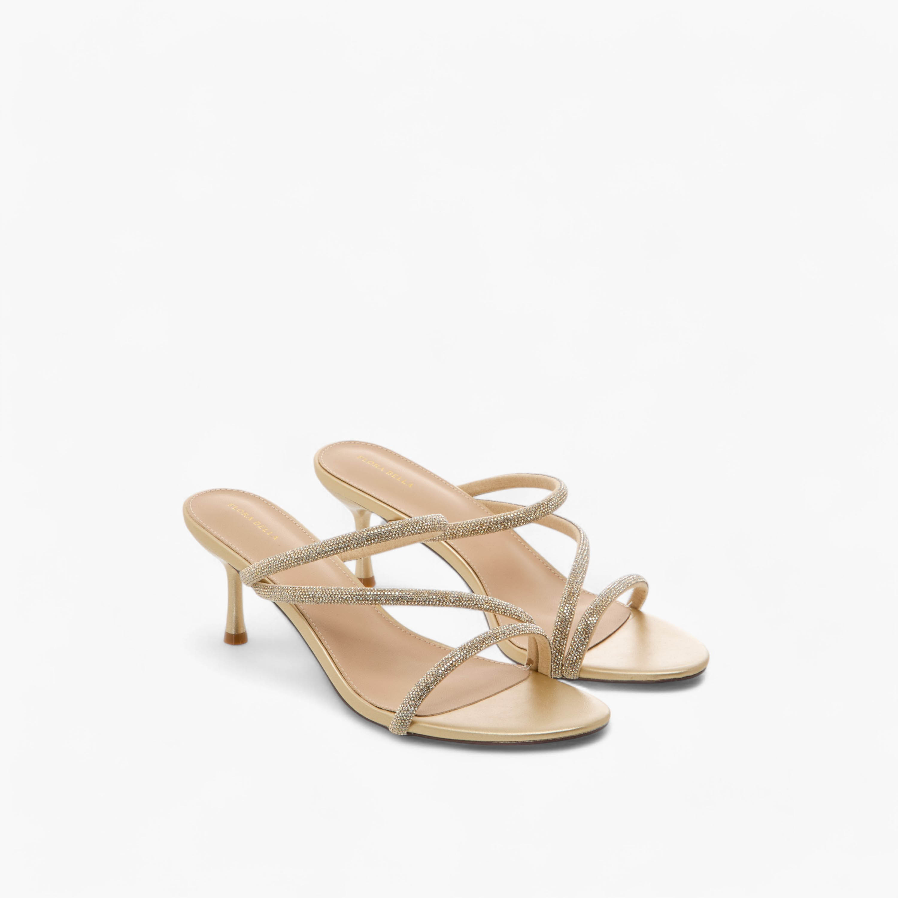 Flora Bella Embellished Cross Strap Slip-On Sandals-women-shoes-sandals-heeled-image-1