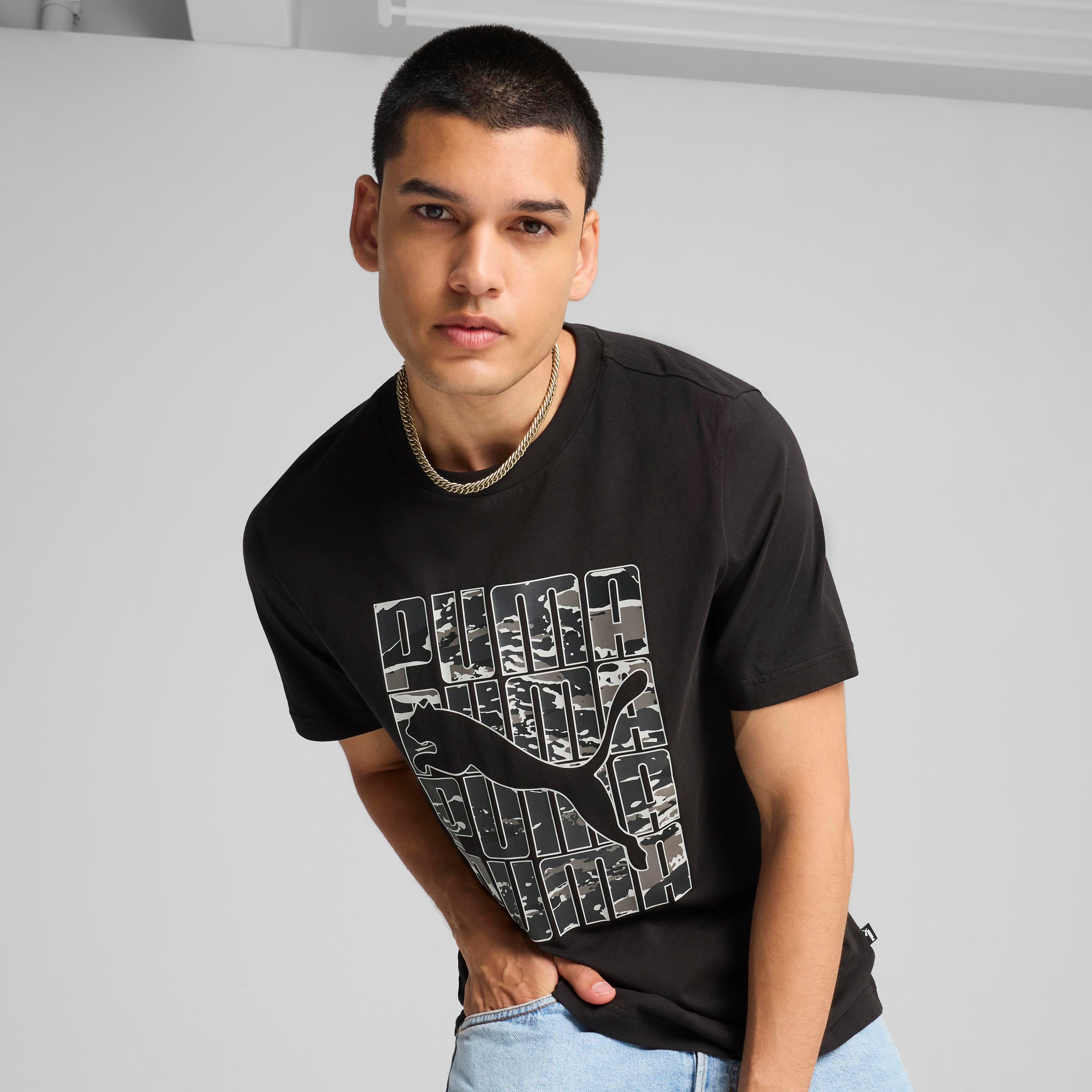 Puma Men's Graphics Camo T-Shirt | OE-men-clothing-sportswearandactivewear-tshirtsandpolos-image-1