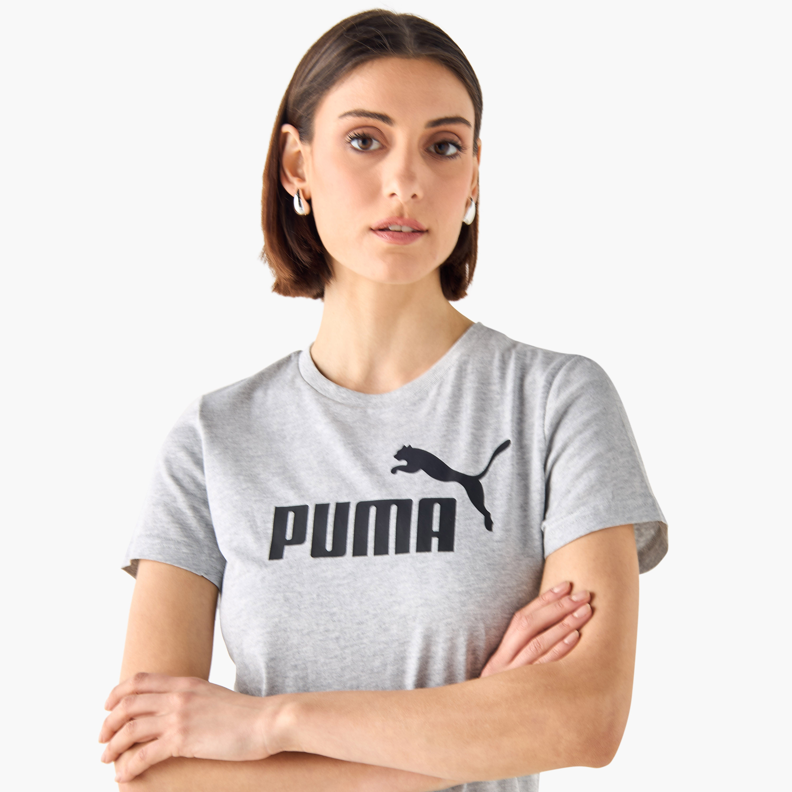 Puma Women's Essential Logo Tee 682370 | OE-women-clothing-tshirts-image-4
