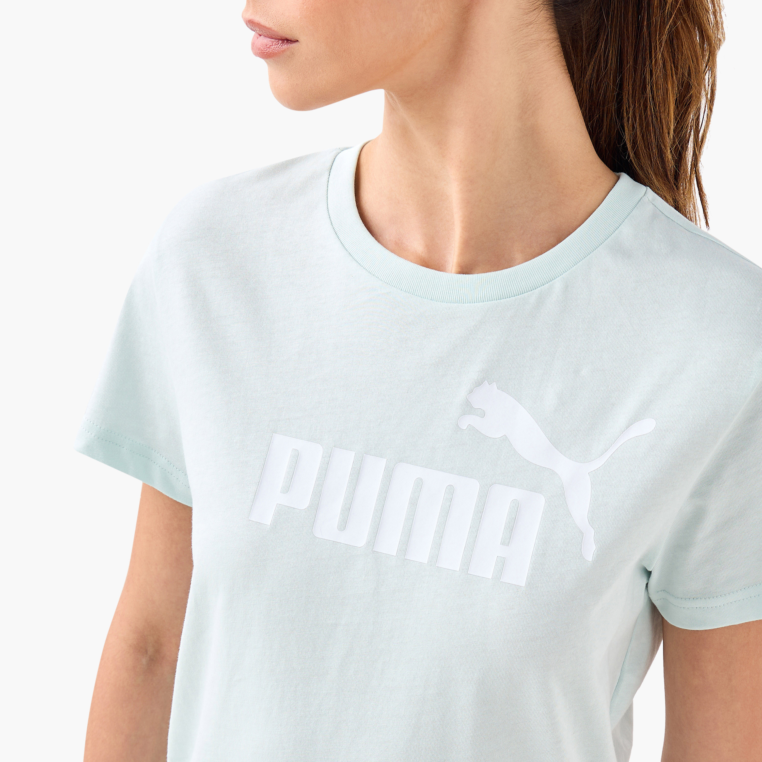 بوما - تيشيرت ايسينشال لوقو - للنساء 682371 | OE-sports-women-clothing-tshirtsandvests-image-4