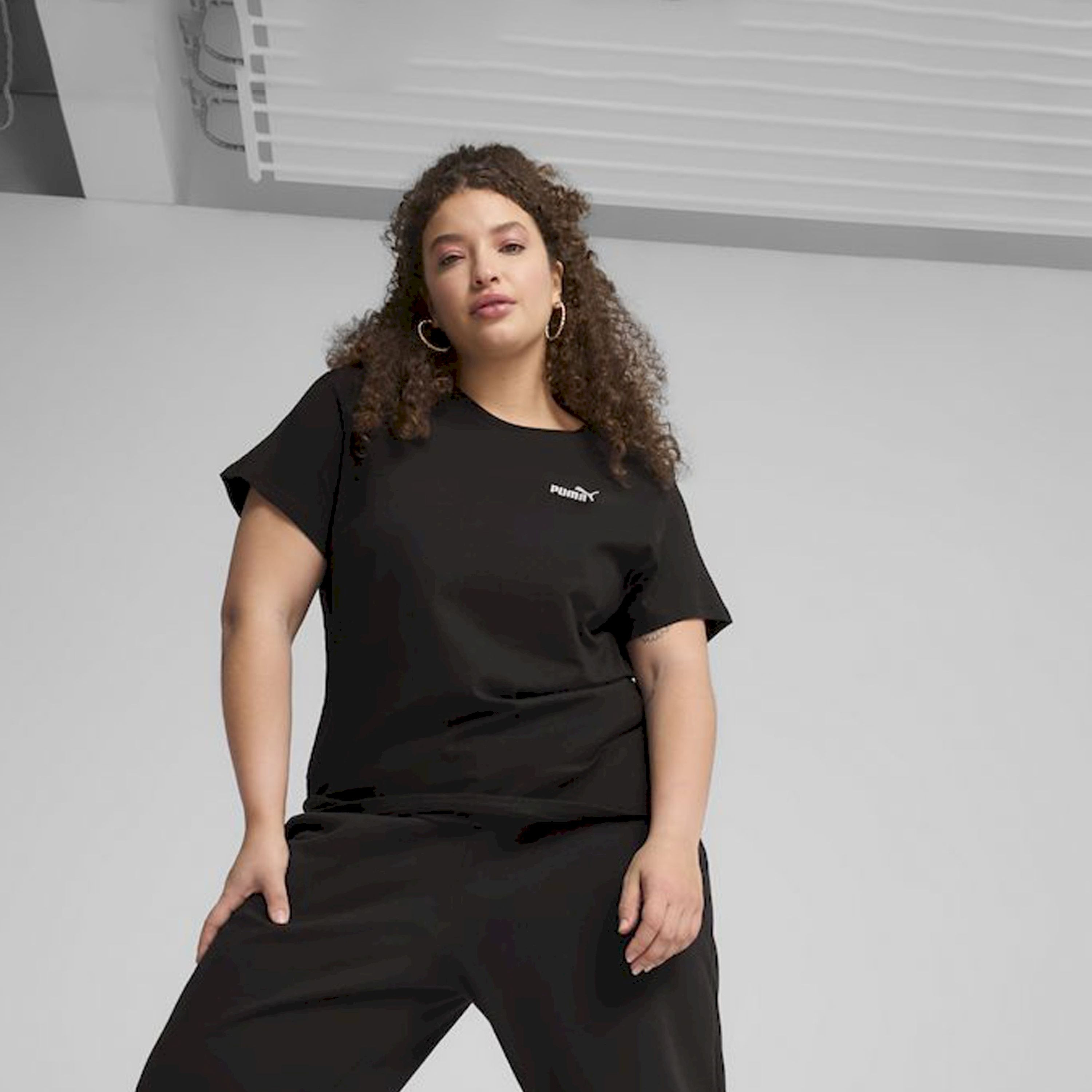 Puma Women\u0026#039;s Plus Size Puma Clothing Buy Puma Black Womens Slim Ess  Small Logo Dress From Next France