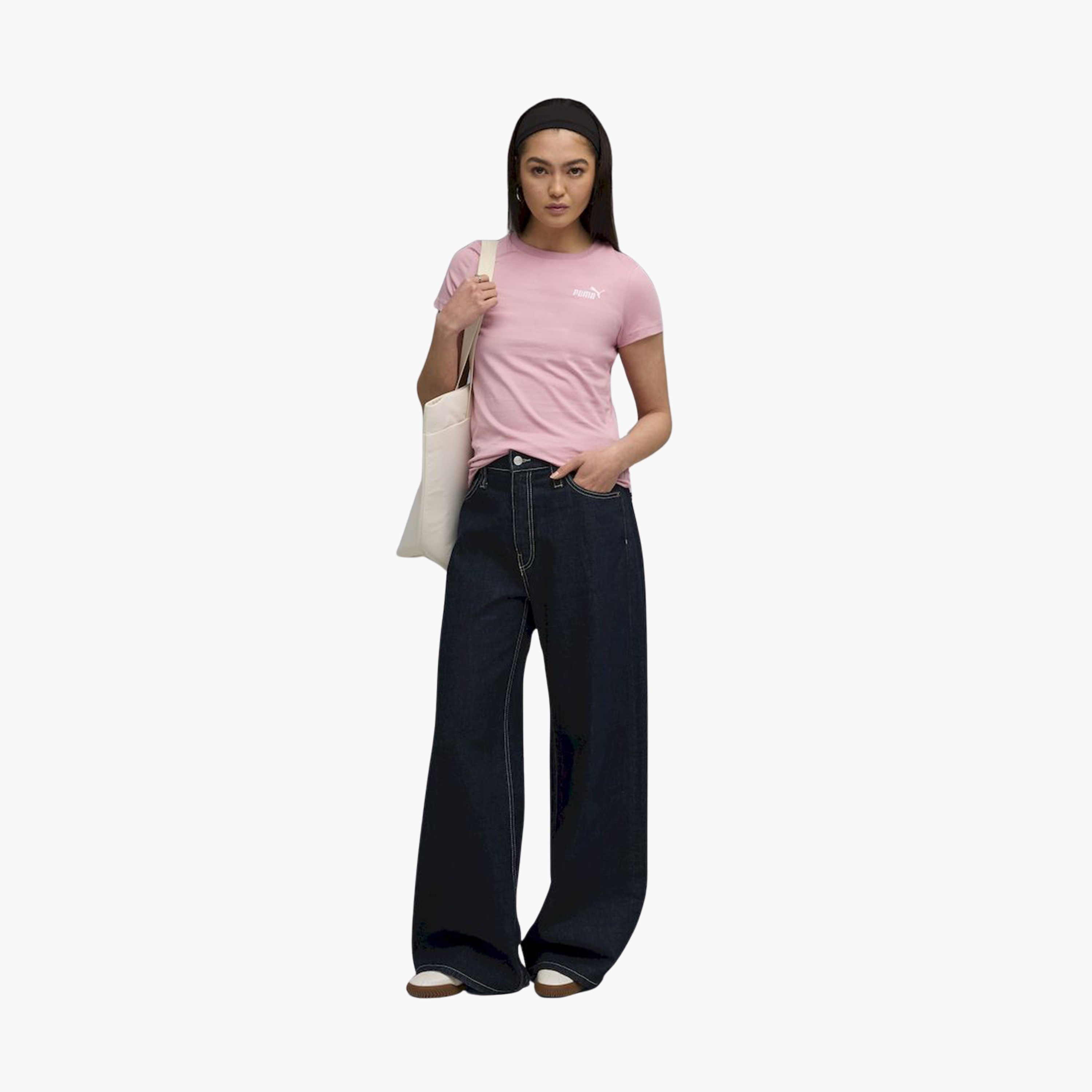 بوما- تيشيرت نسائي أساسي صغير بشعار رقم 1 682373 | OE-women-clothing-tshirts-image-2