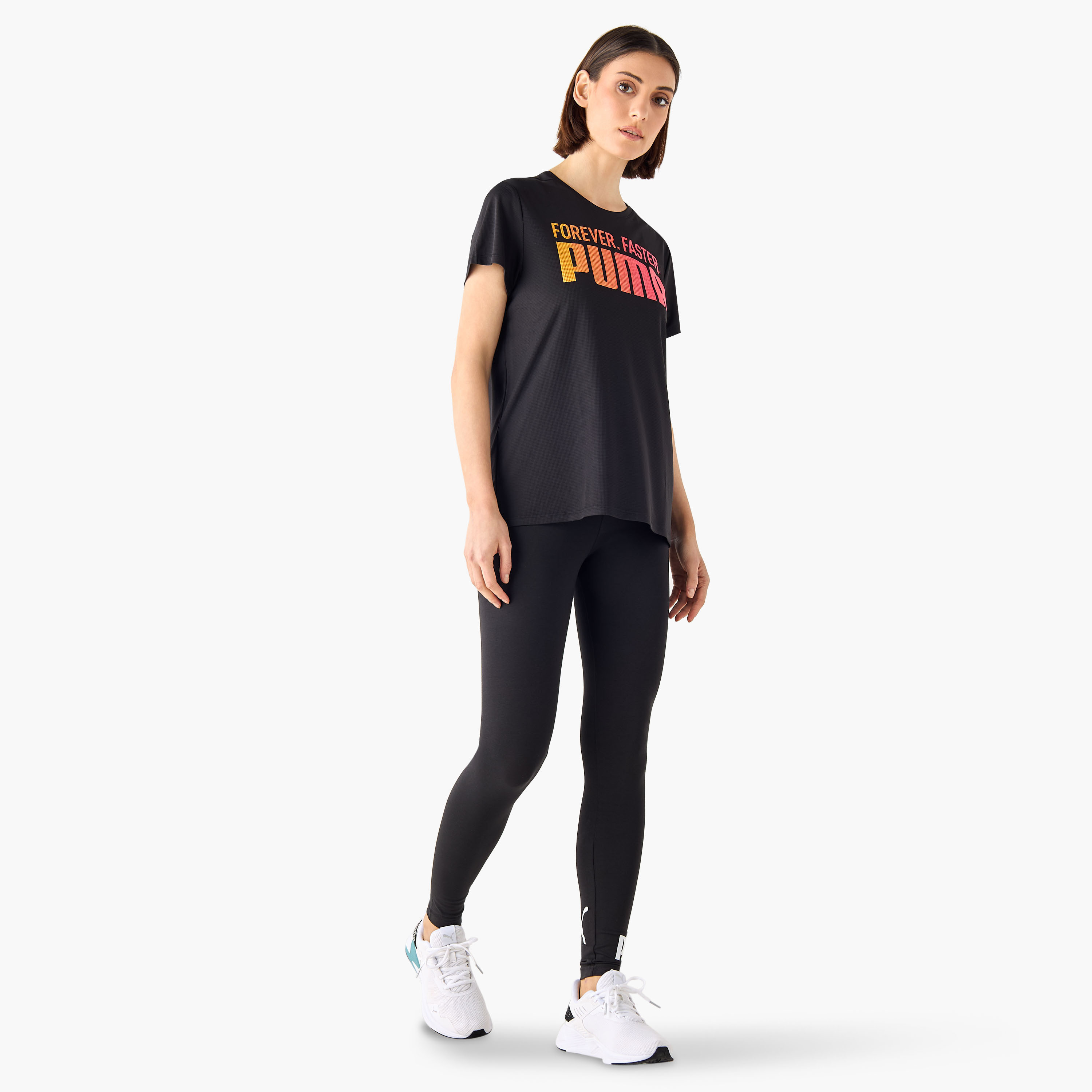 بنطال ضيق بشعار أساسي للنساء من بوما 68242601 | OE-women-clothing-bottoms-leggings-image-2