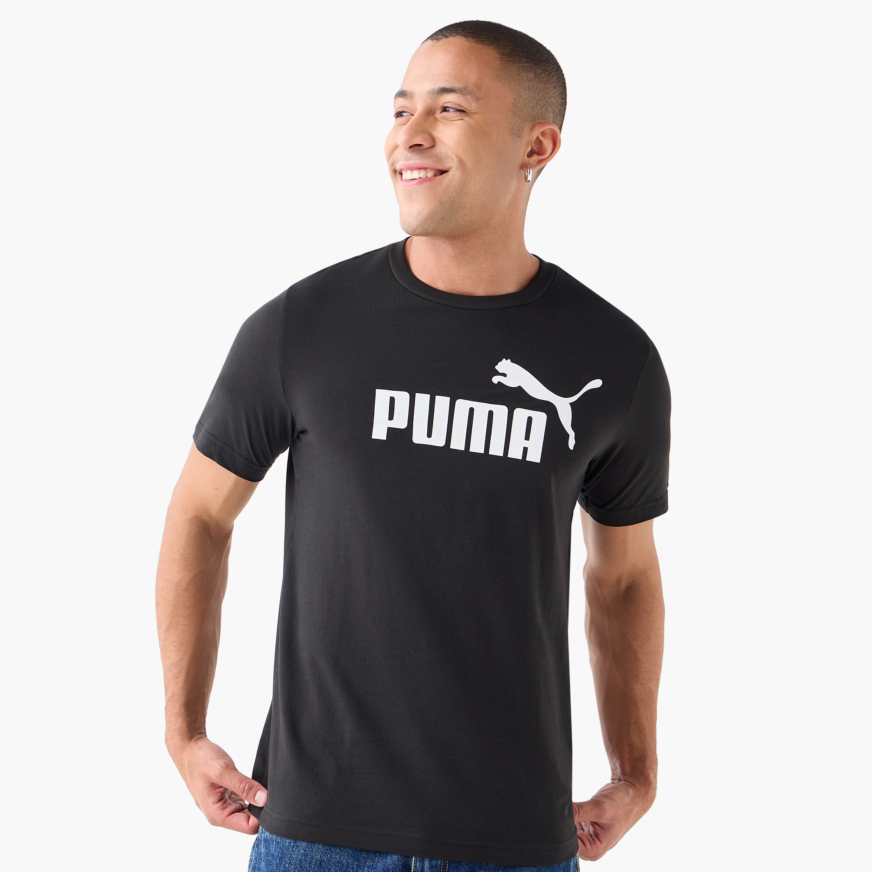 Puma Men's Essential Logo Tee 682532 | OE-men-clothing-sportswearandactivewear-tshirtsandpolos-image-1