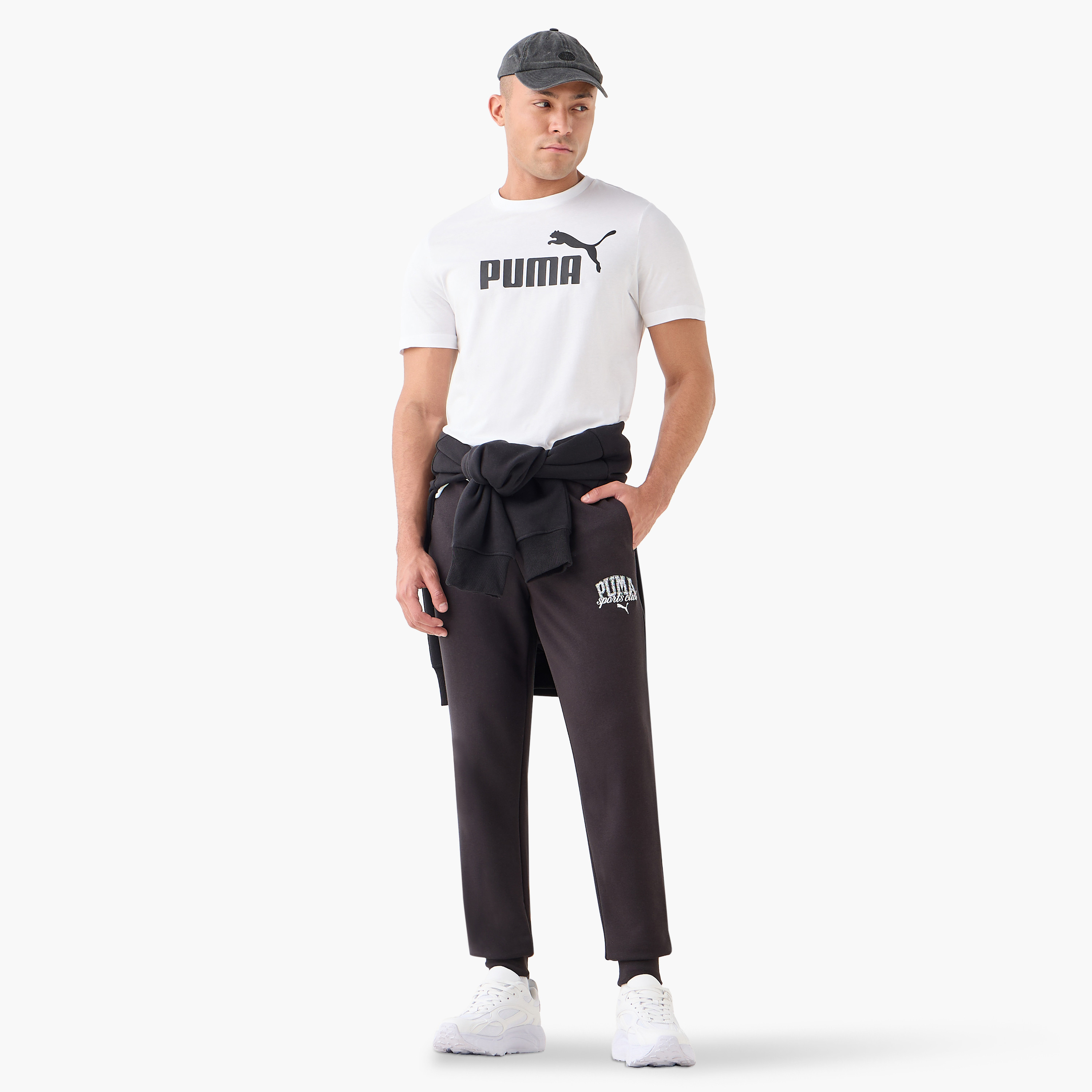 Puma Men's Essential Logo Tee 682532 | OE-men-clothing-sportswearandactivewear-tshirtsandpolos-image-2