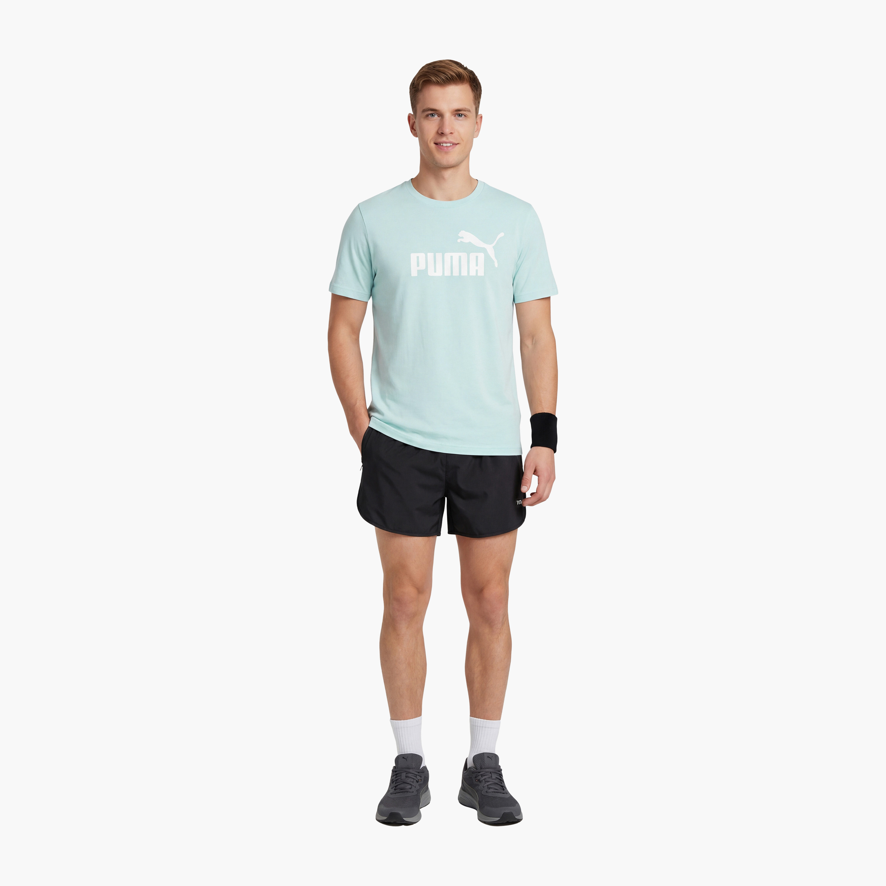 بوما - تيشيرت ايسينشال لوقو - للرجال 682533 | OE-men-clothing-sportswearandactivewear-tshirtsandpolos-image-2