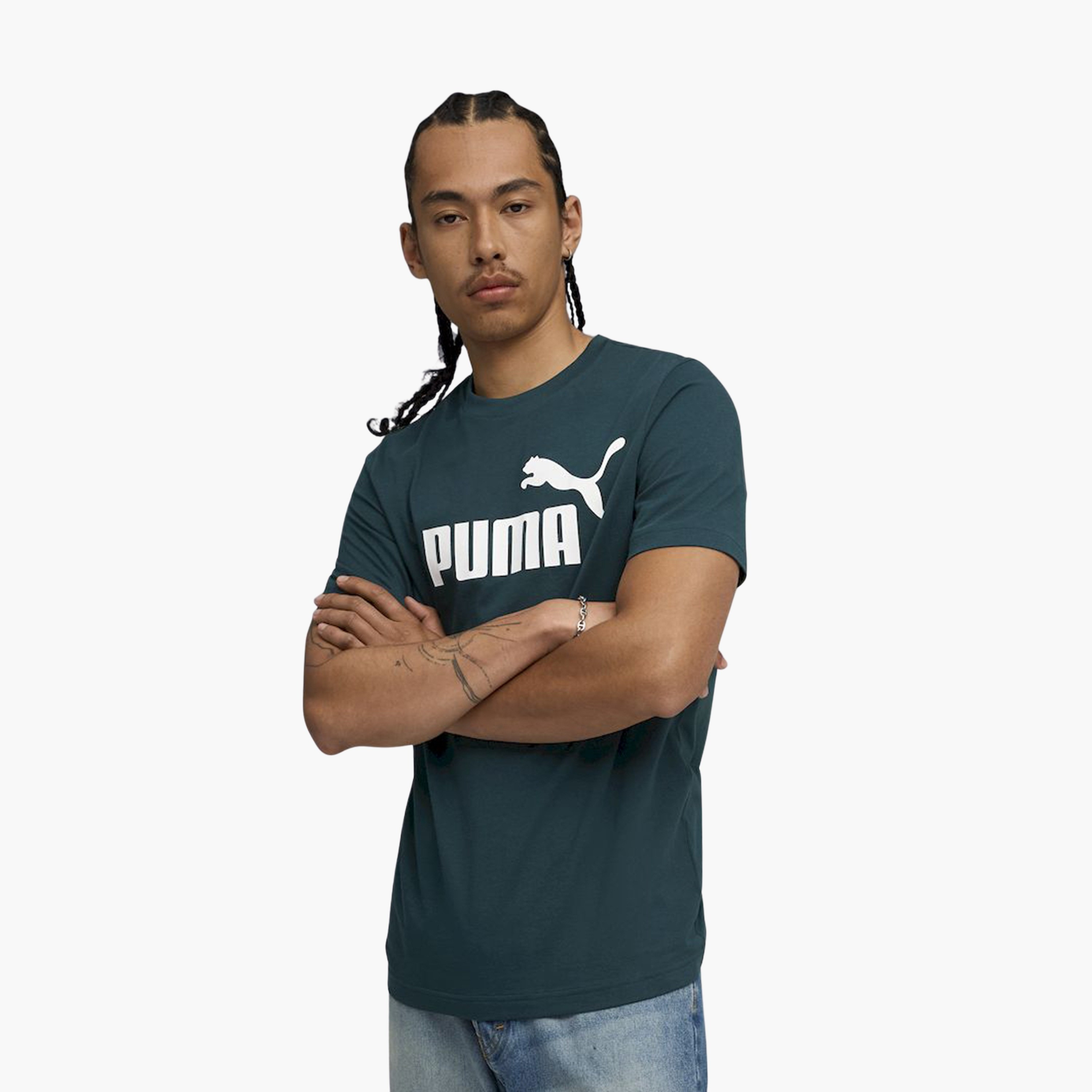 بوما - تيشيرت ايسينشال لوقو - للرجال 682533 | OE-men-clothing-sportswearandactivewear-tshirtsandpolos-image-11