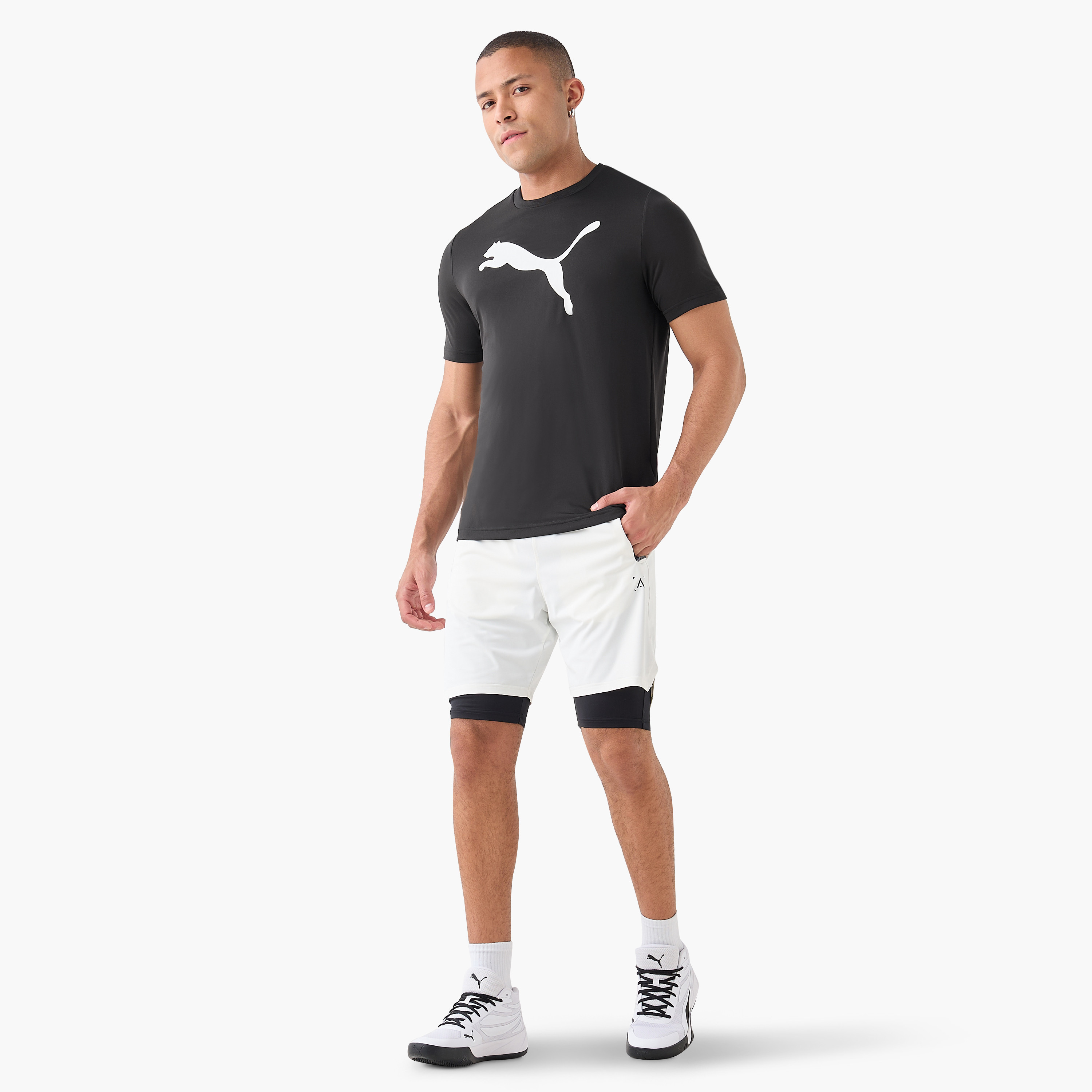 Puma Men's Essential Poly Tee 682540 | OE-men-clothing-sportswearandactivewear-tshirtsandpolos-image-2