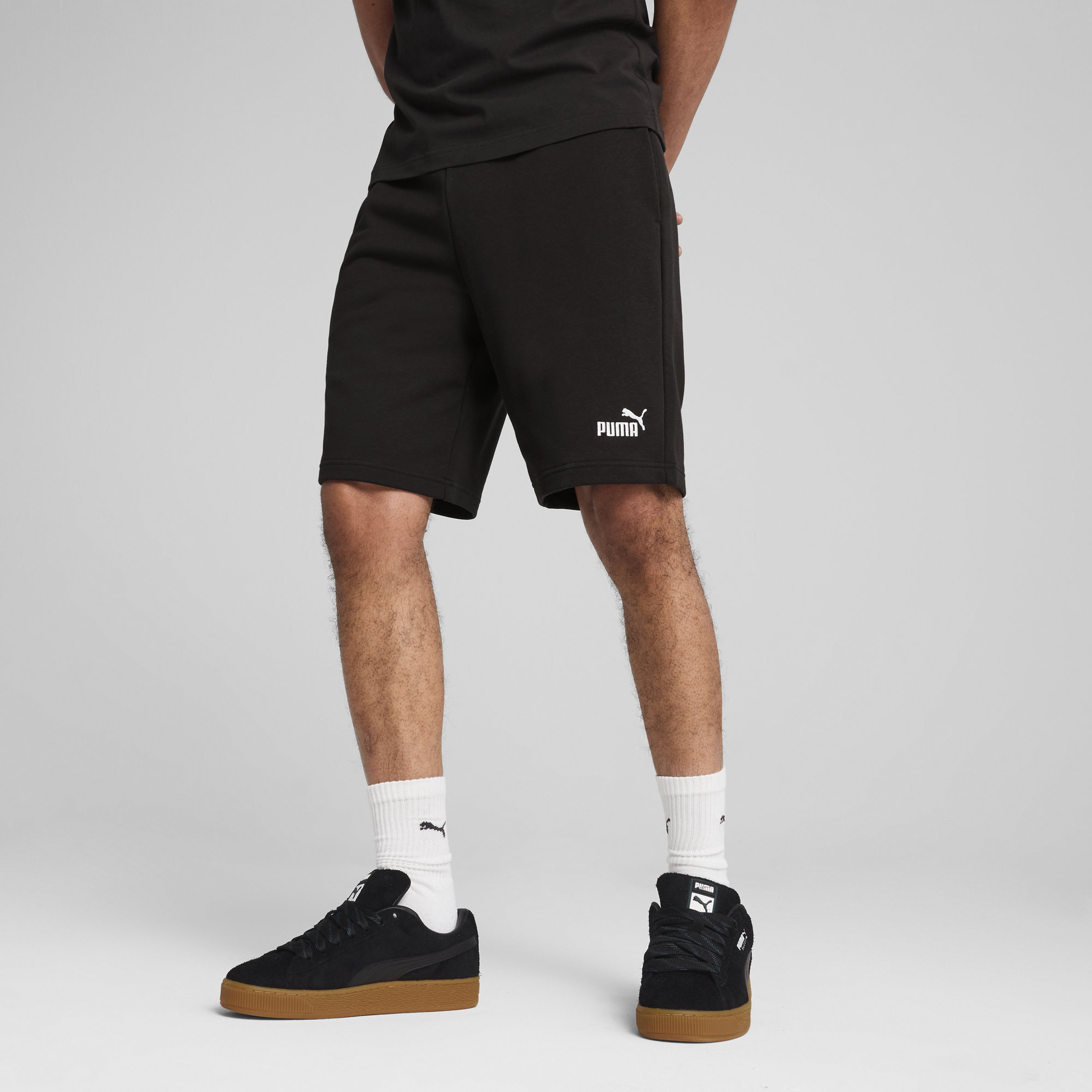 بوما - شورت رجالي يومي شعار رقم 1-men-clothing-bottoms-shorts-image-1