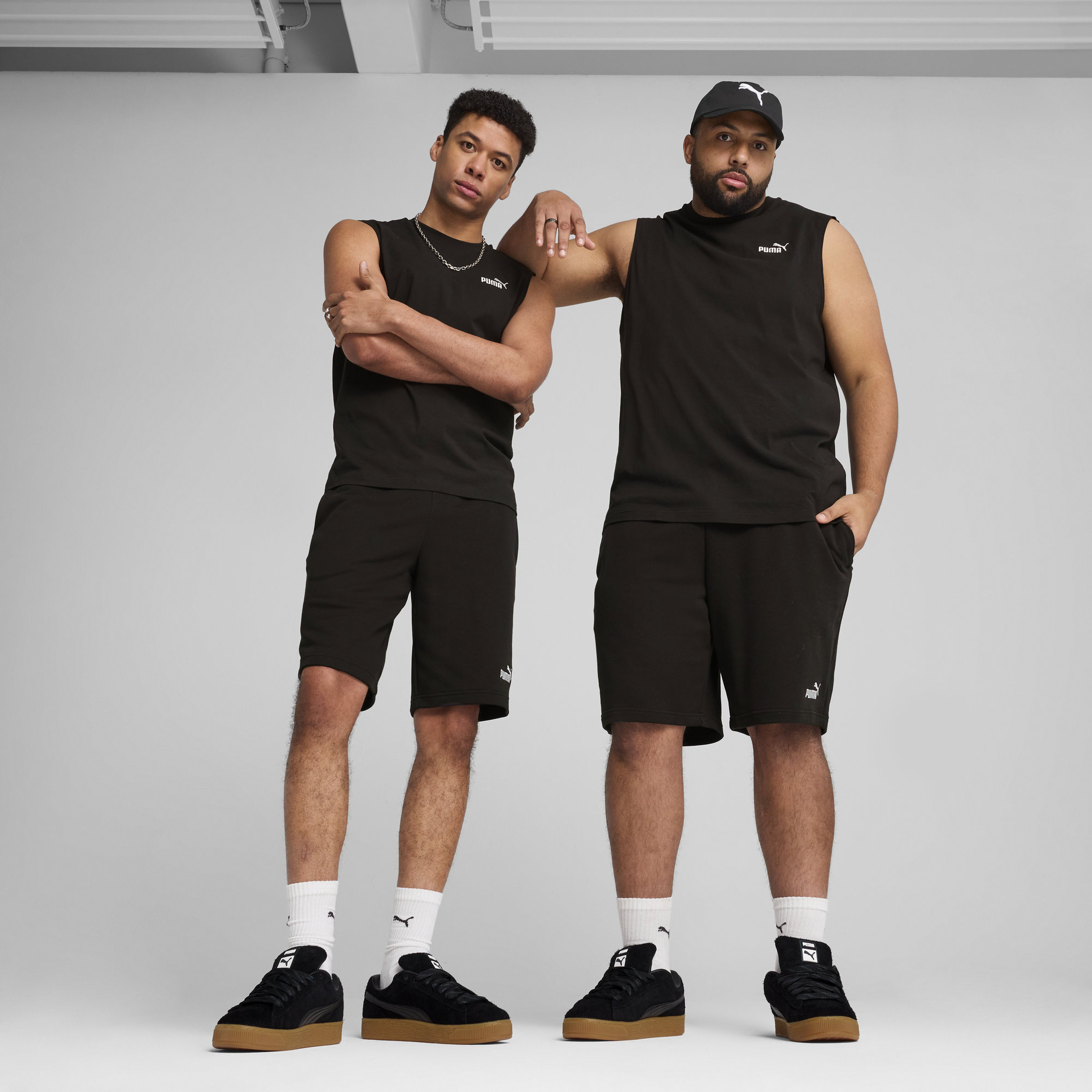بوما - شورت رجالي يومي شعار رقم 1-men-clothing-bottoms-shorts-image-2