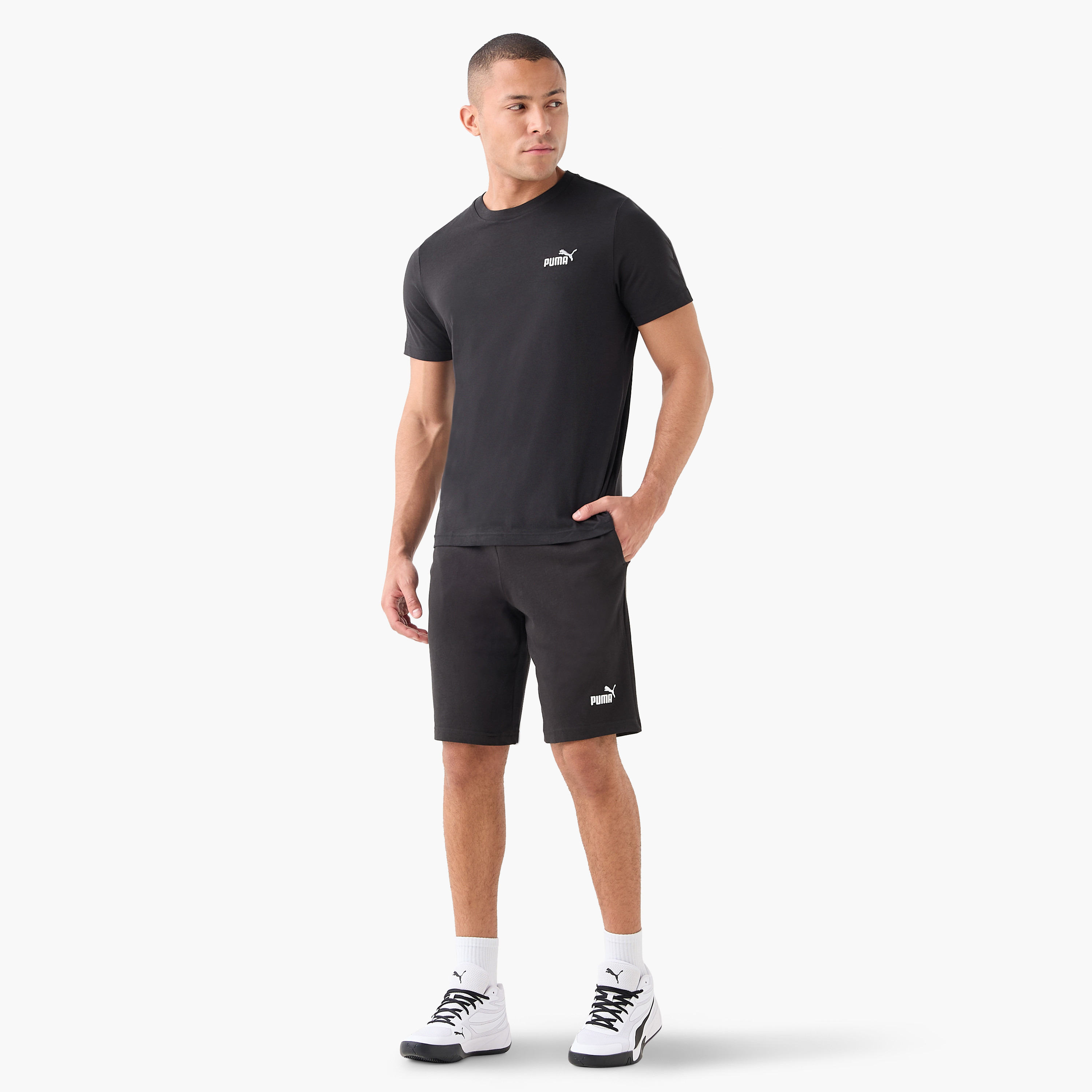 بوما - شورت ايسينشال لوقو جيرسي - للرجال 682600 | OE-men-clothing-bottoms-shorts-image-6