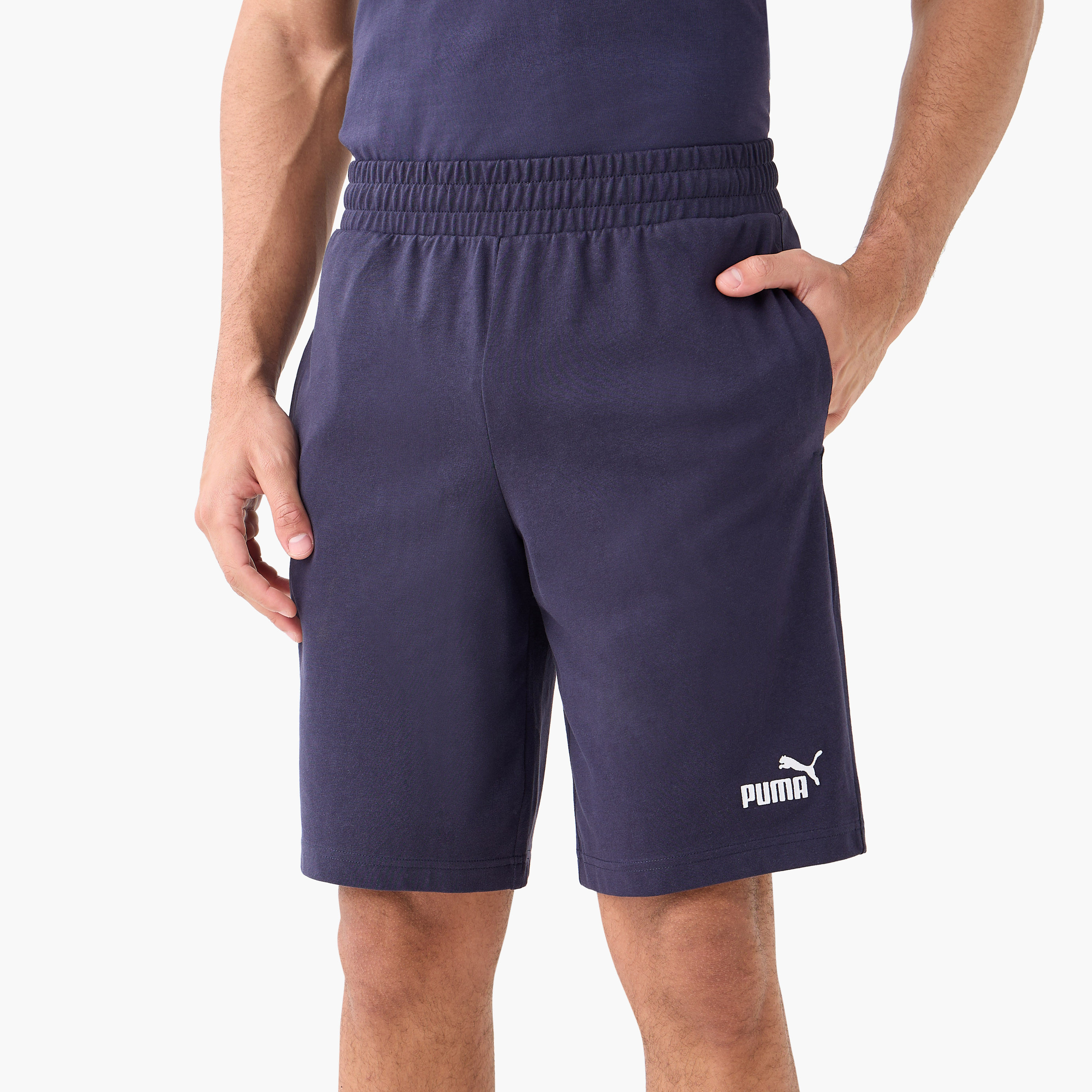 بوما - شورت ايسينشال لوقو جيرسي - للرجال 682600 | OE-men-clothing-bottoms-shorts-image-3